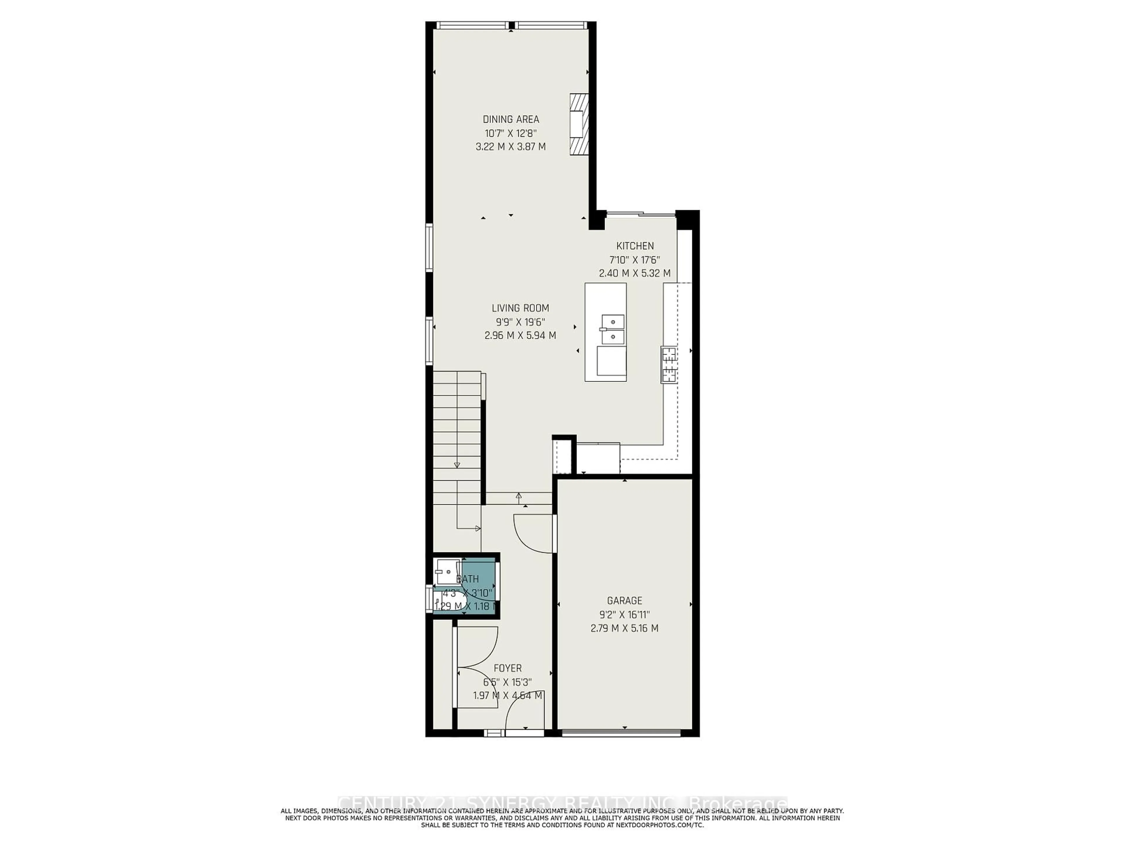 Floor plan for 345 Cornice St, Ottawa Ontario K4B 1H9