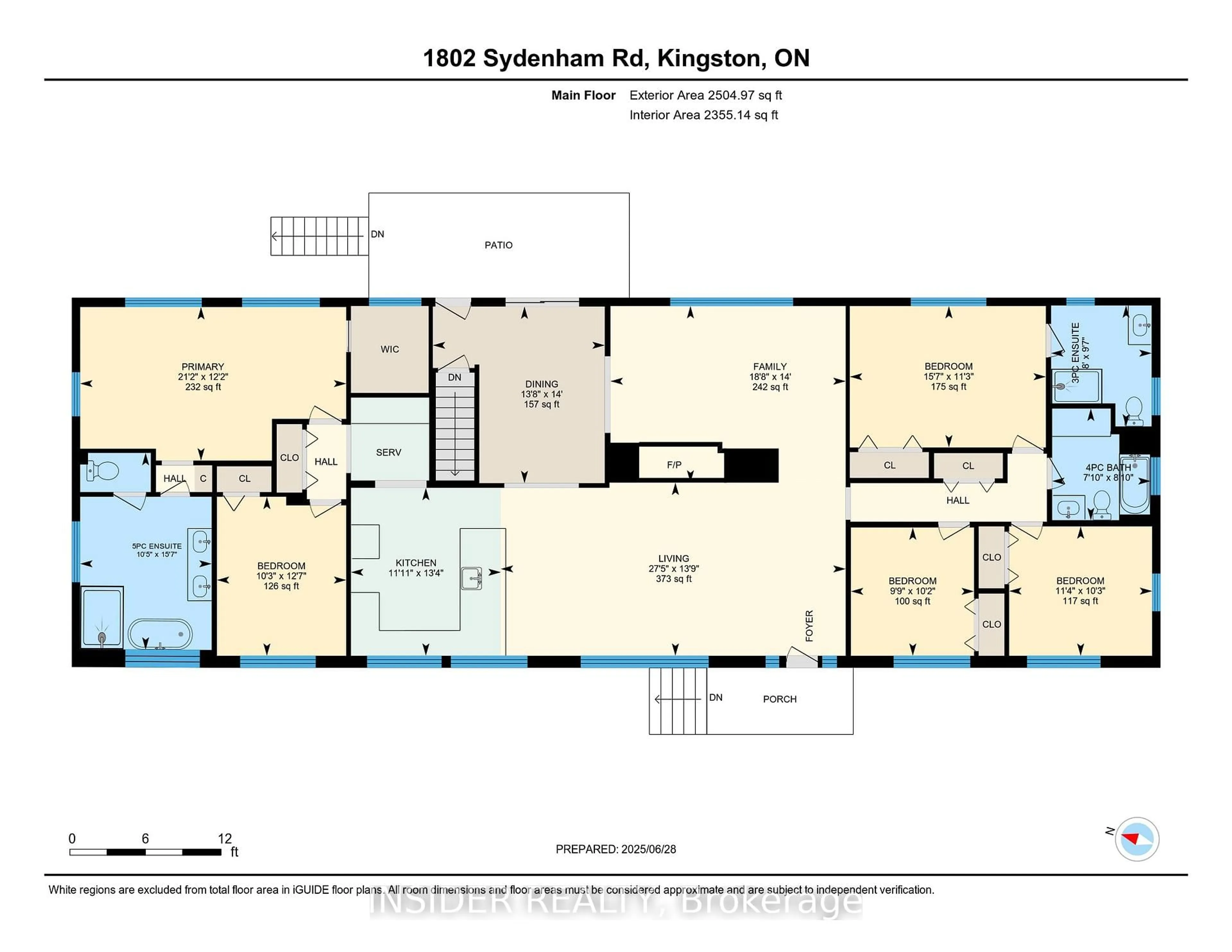 Floor plan for 1802 Sydenham Rd, Kingston Ontario K7L 4V4