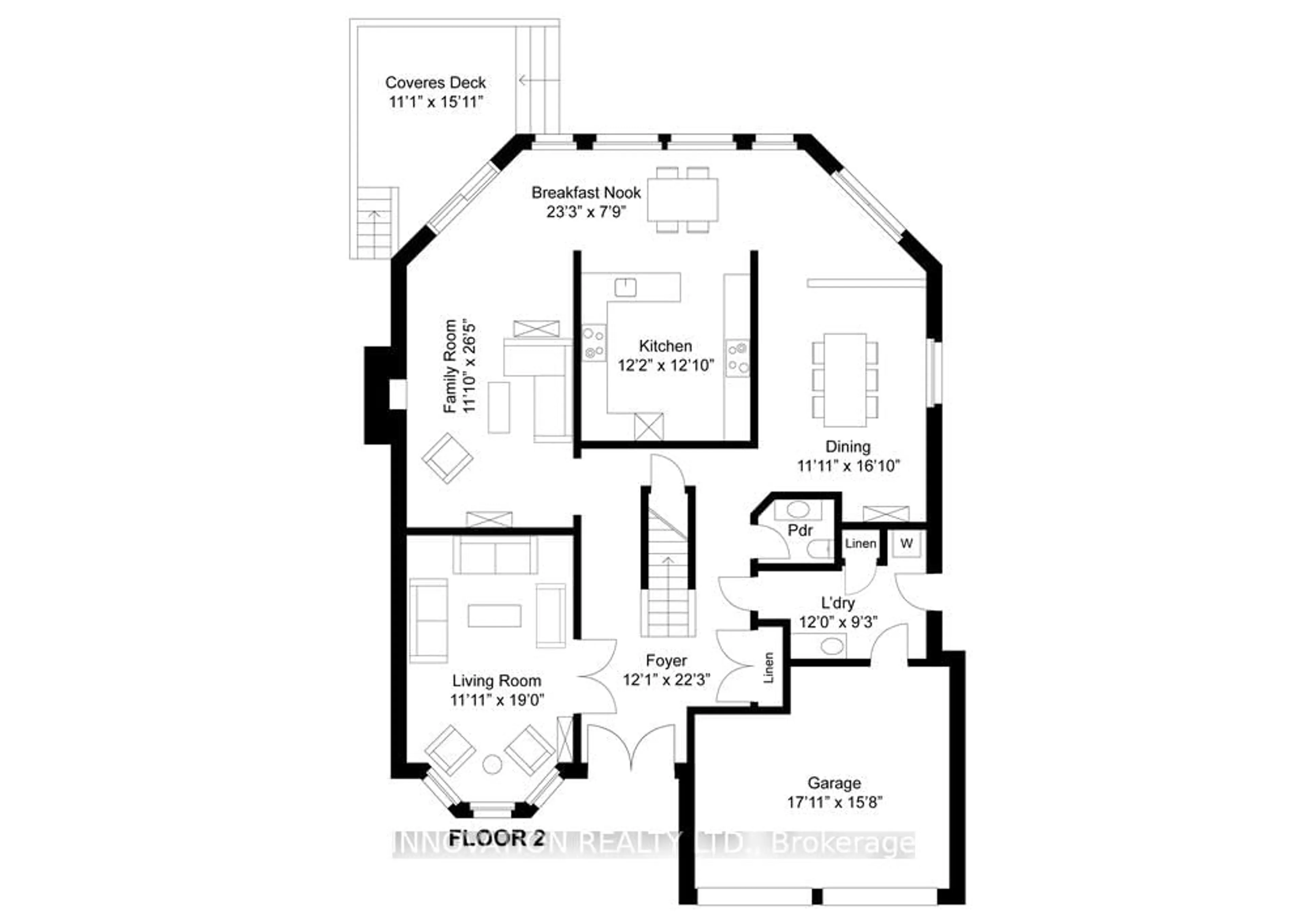 Floor plan for 9 Beamish Cres, Ottawa Ontario K2K 2R6