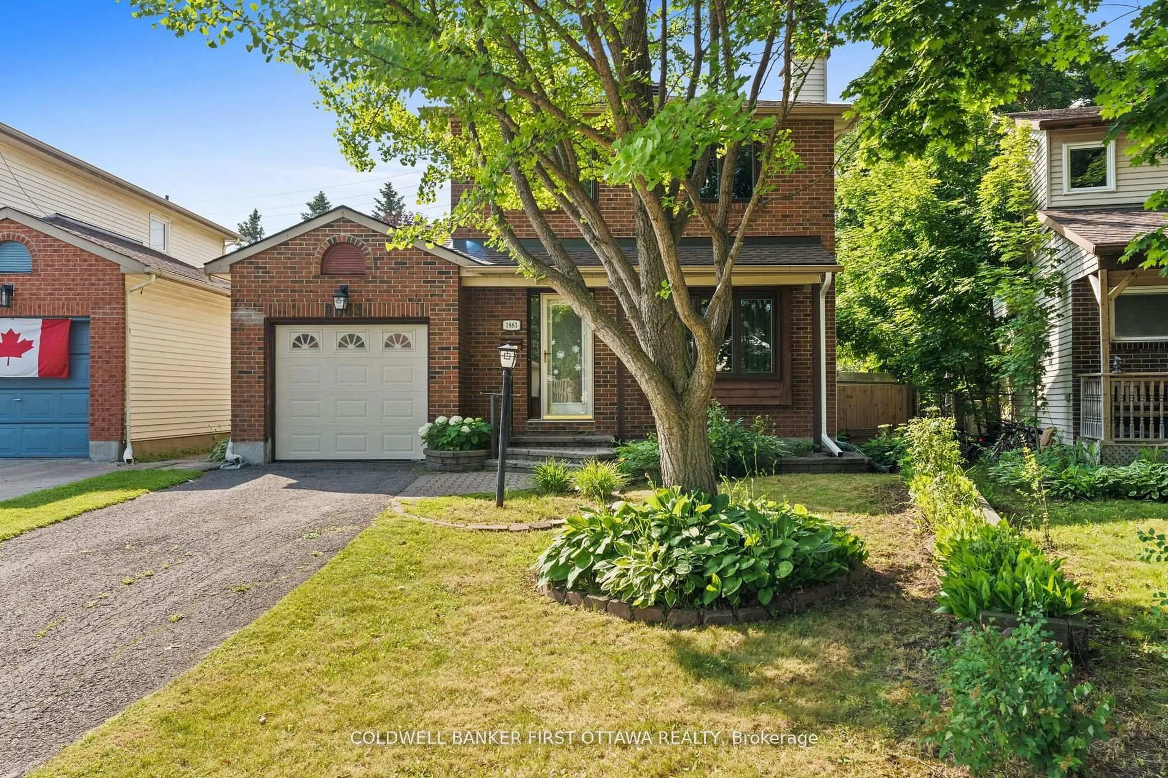 Home with brick exterior material, street for 1883 DES PRAIRIES Ave, Ottawa Ontario K1E 2R5