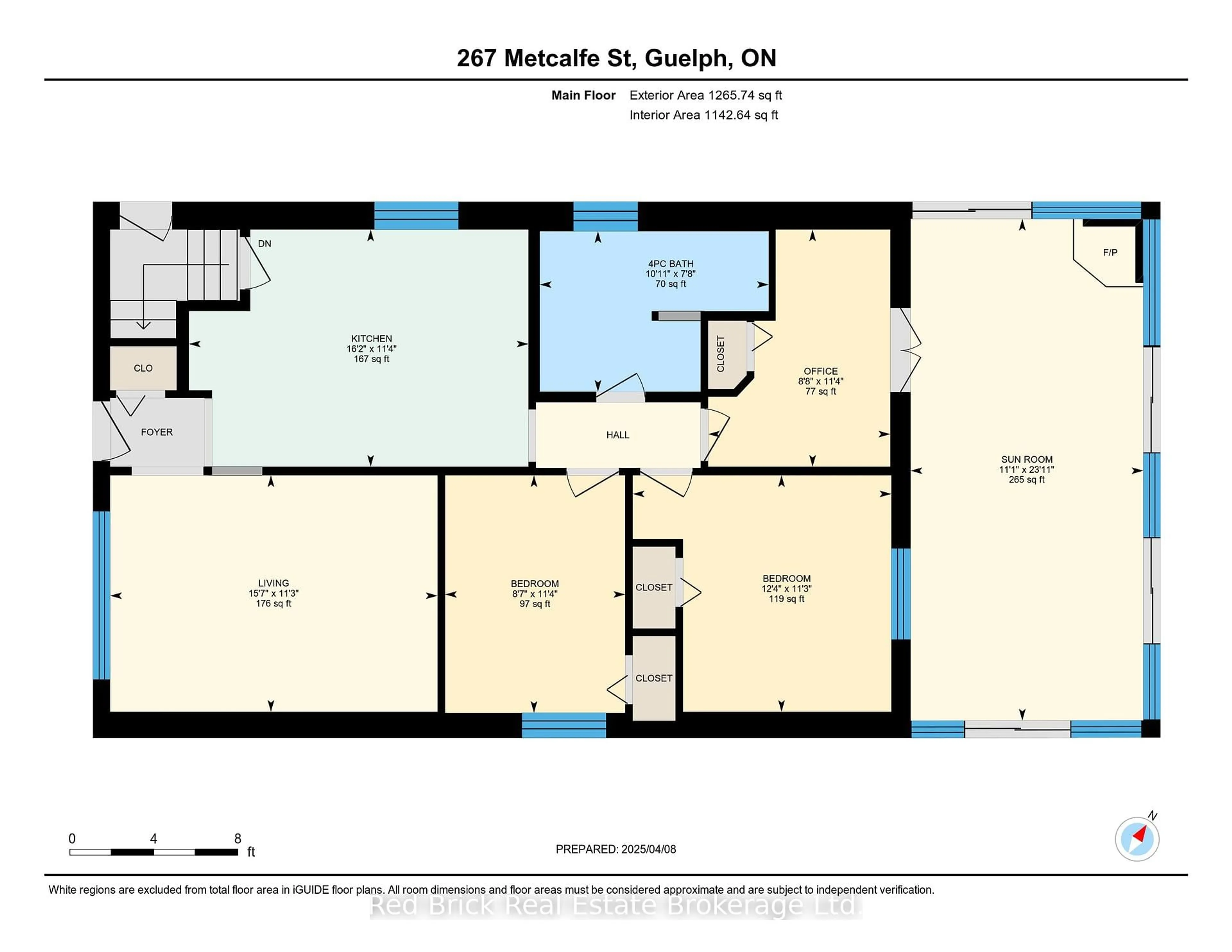 Floor plan for 267 Metcalfe St, Guelph Ontario N1E 4Y8