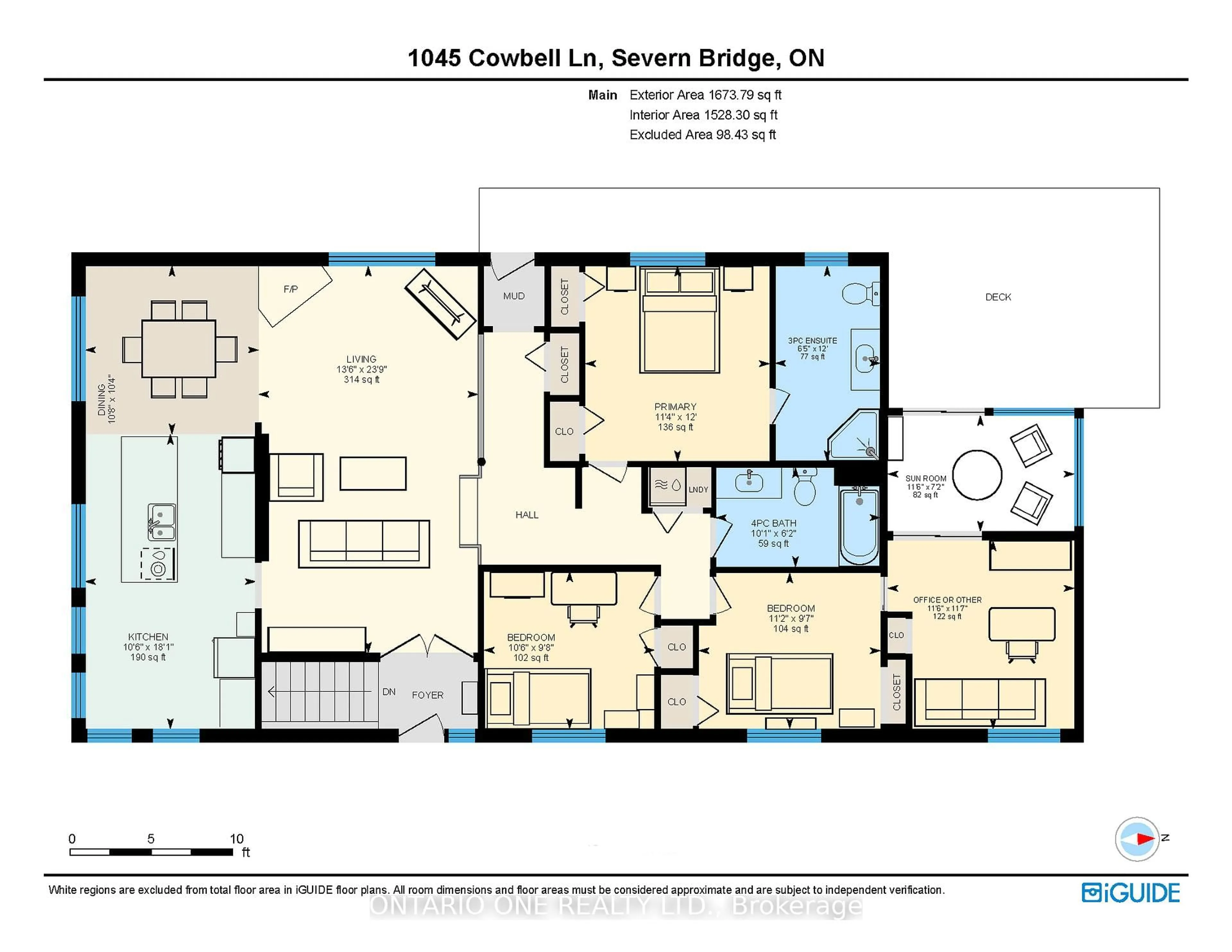 Floor plan for 1045 Cowbell Lane, Gravenhurst Ontario P0E 1N0