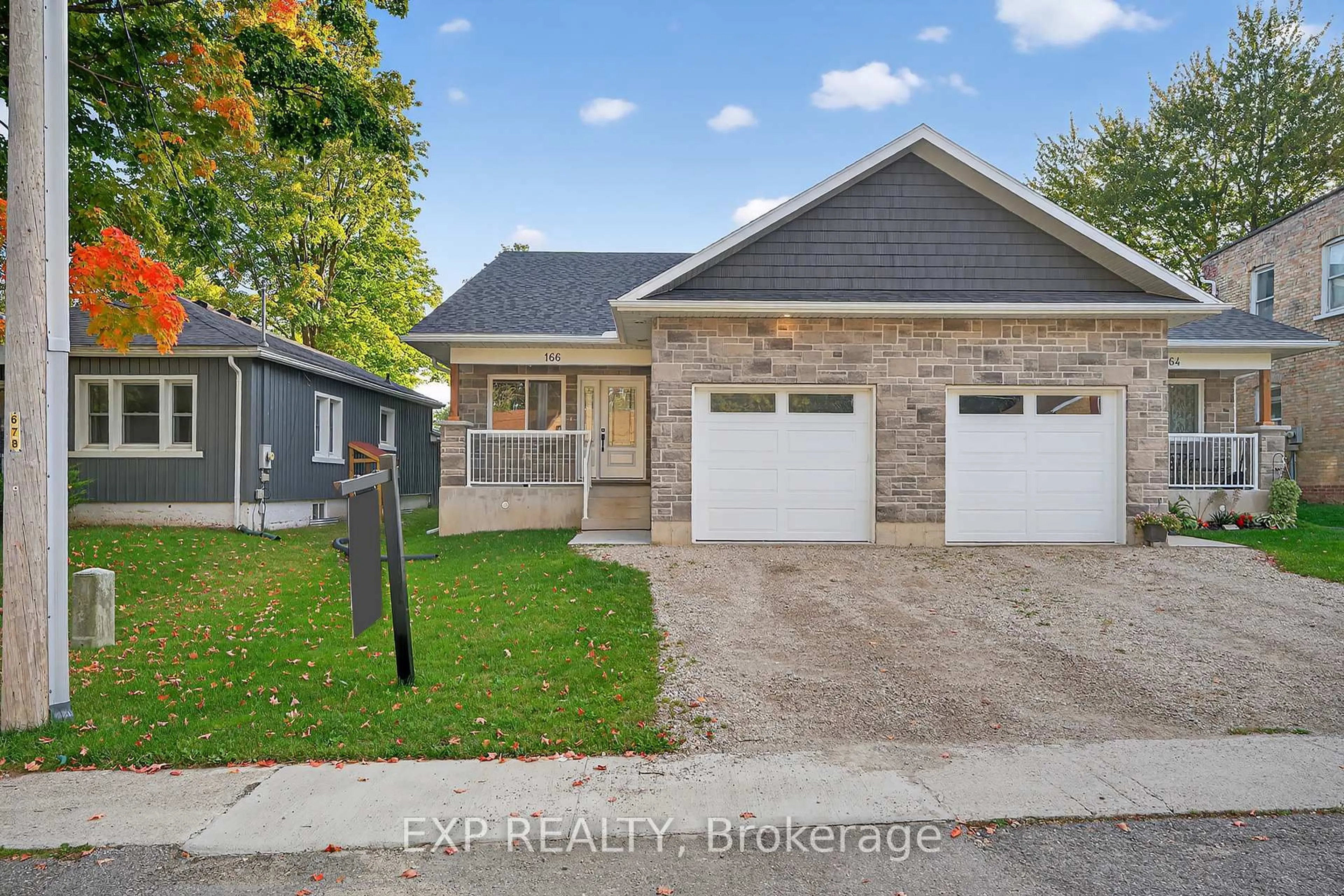 Home with brick exterior material, street for 166 Webb St, Minto Ontario N0G 1Z0
