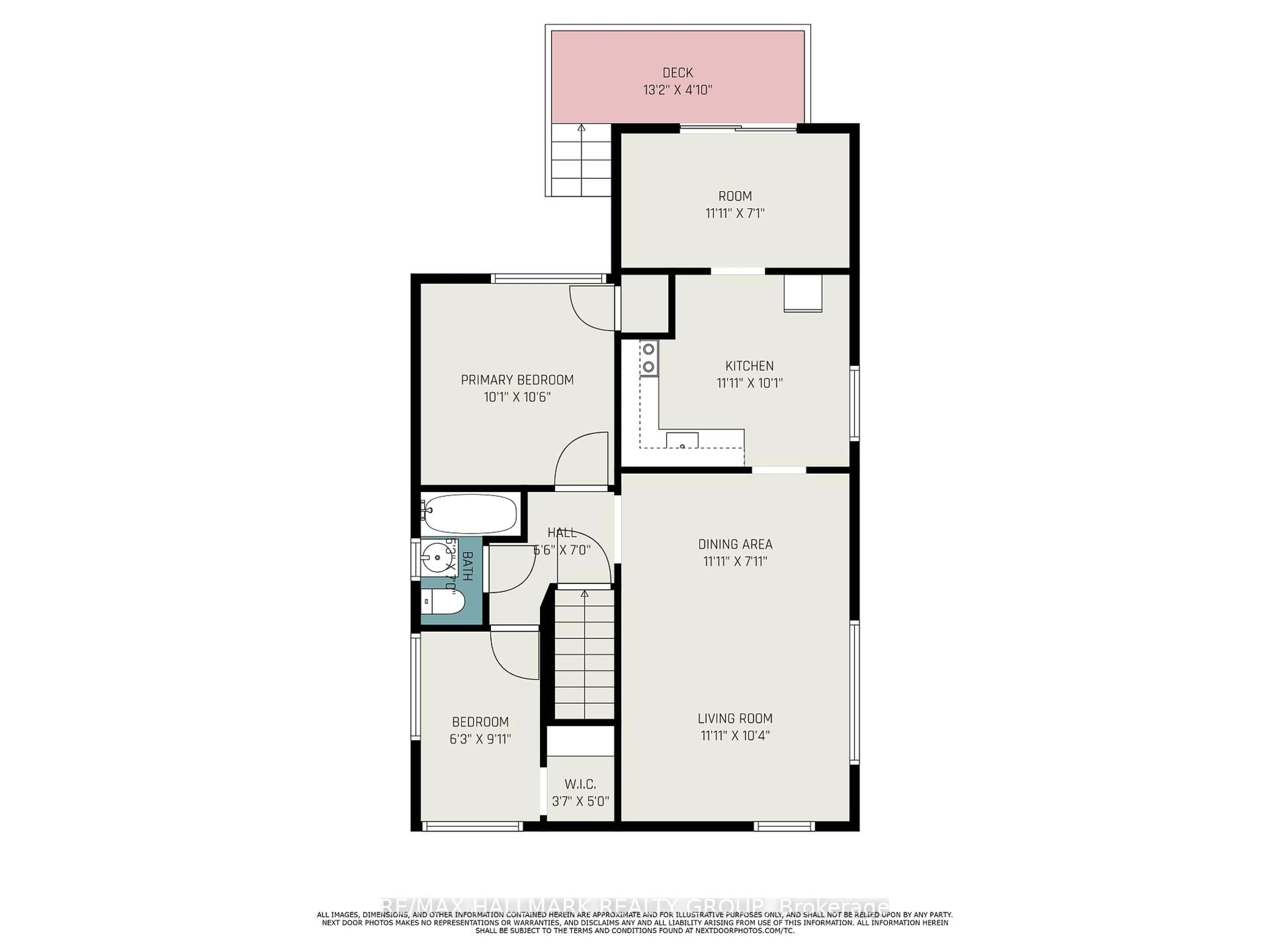 Floor plan for 374-378 Montfort St, Ottawa Ontario K1L 5N1