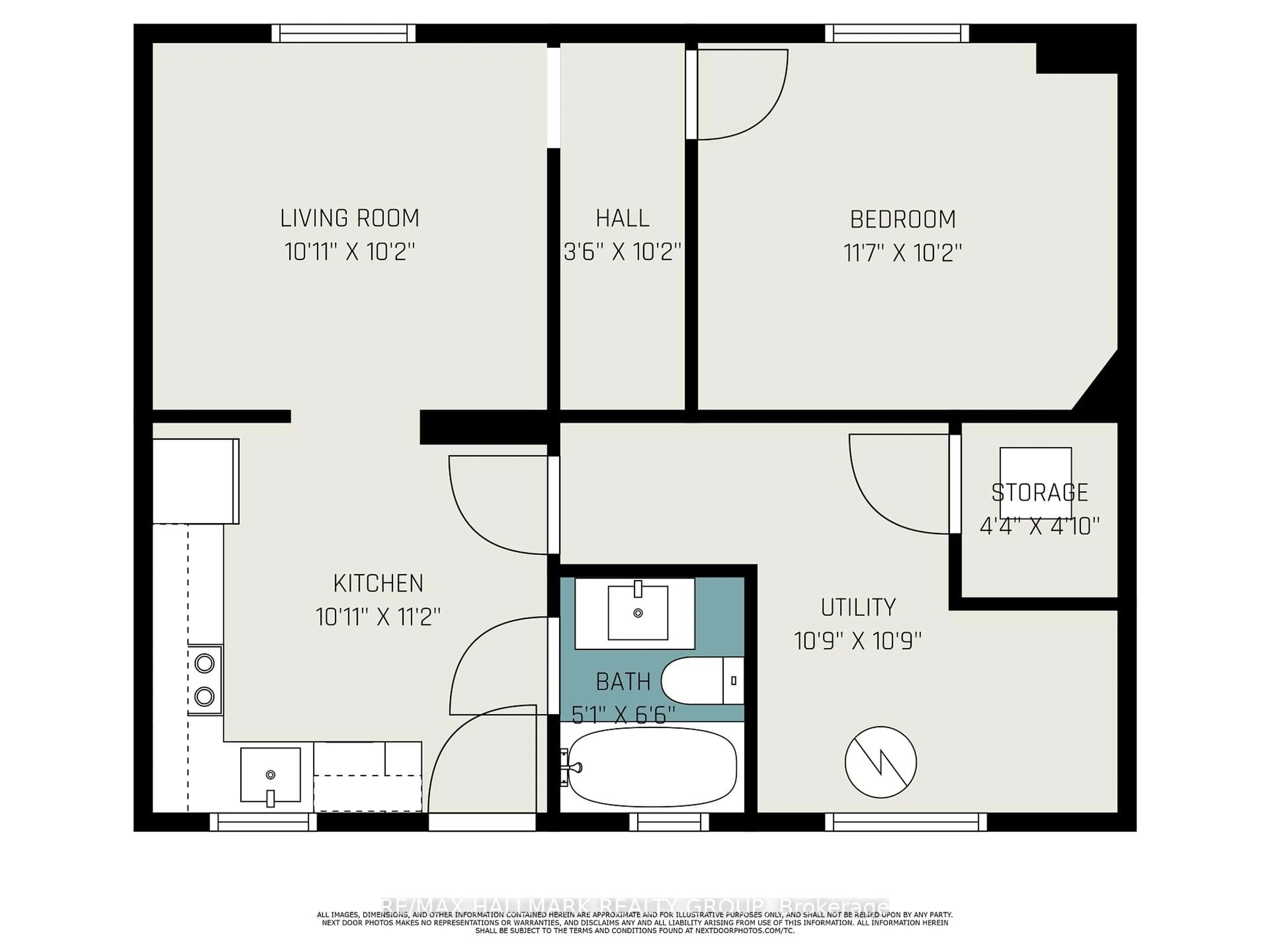 Floor plan for 374-378 Montfort St, Ottawa Ontario K1L 5N1