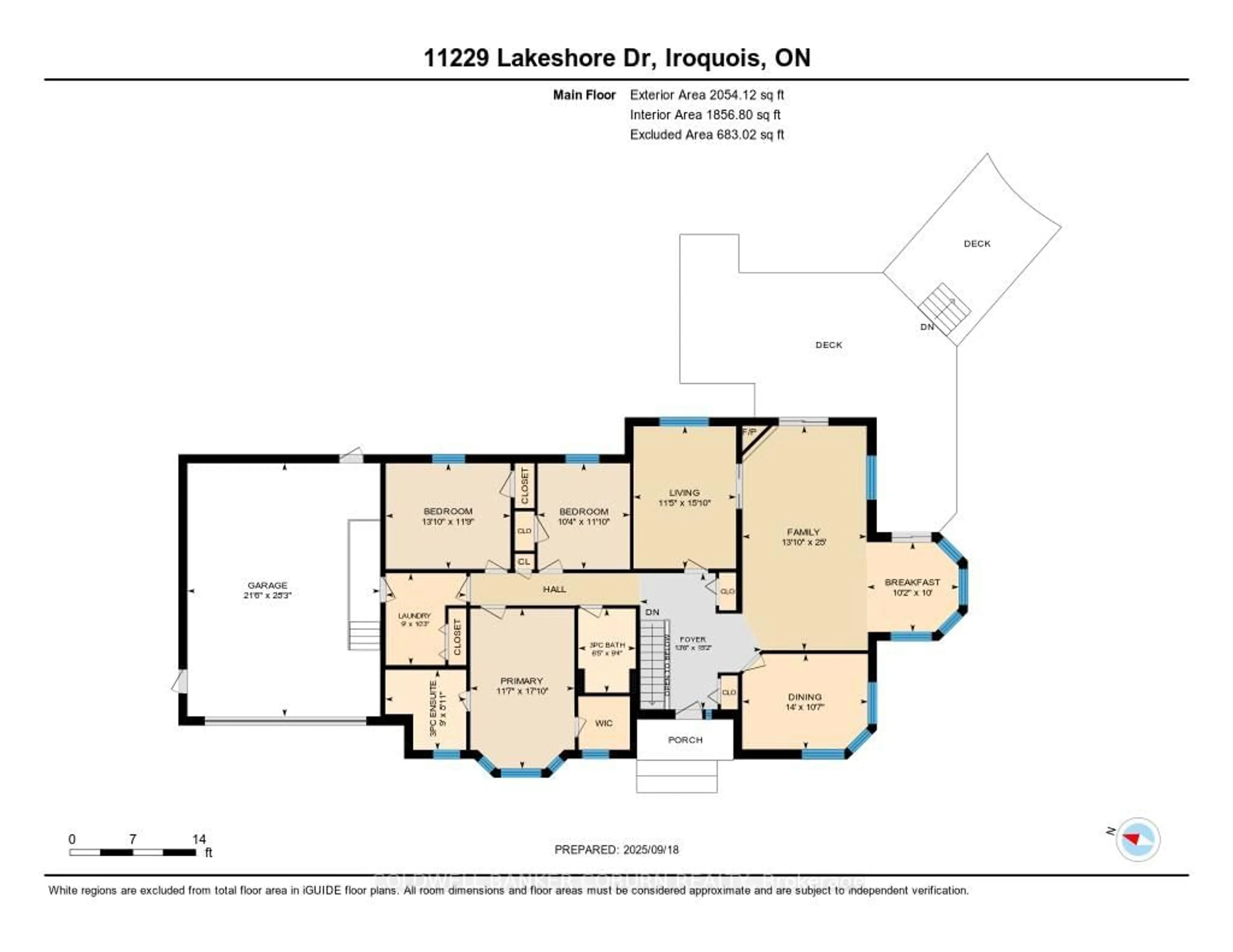 Floor plan for 11229 Lakeshore Dr, South Dundas Ontario K0E 1K0