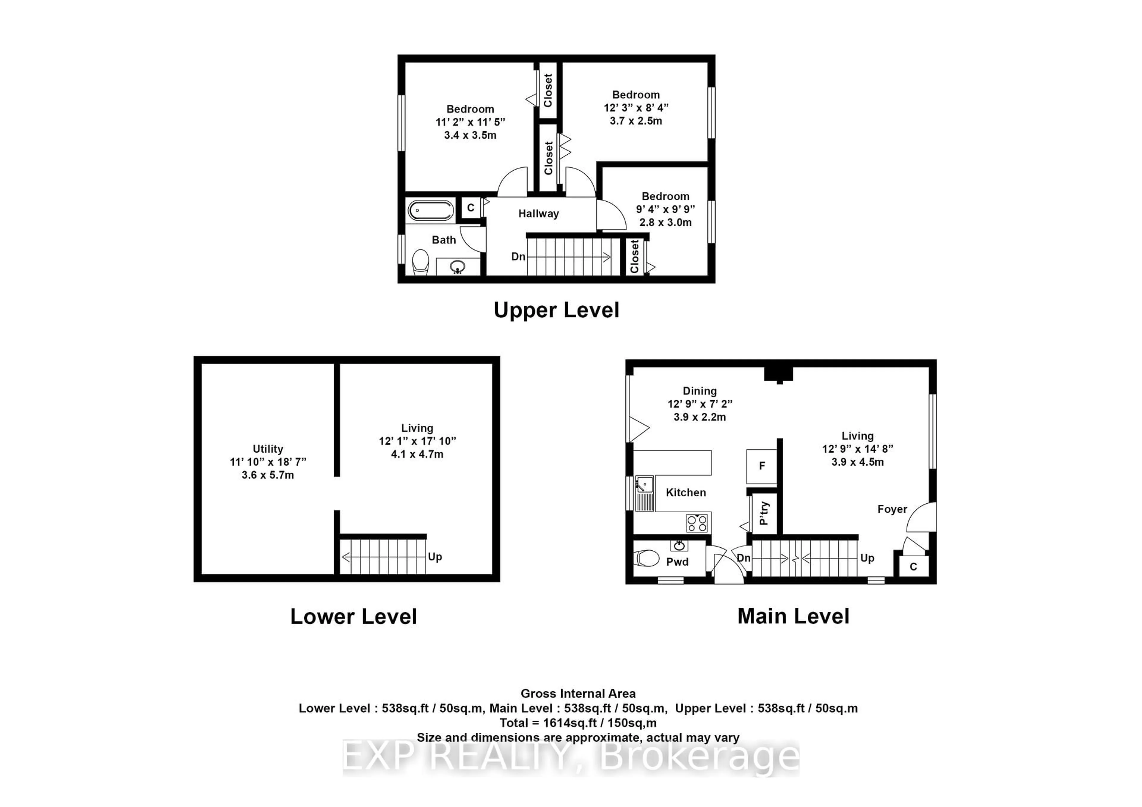 Floor plan for 220 Scott Rd, Cambridge Ontario N3C 3Z8