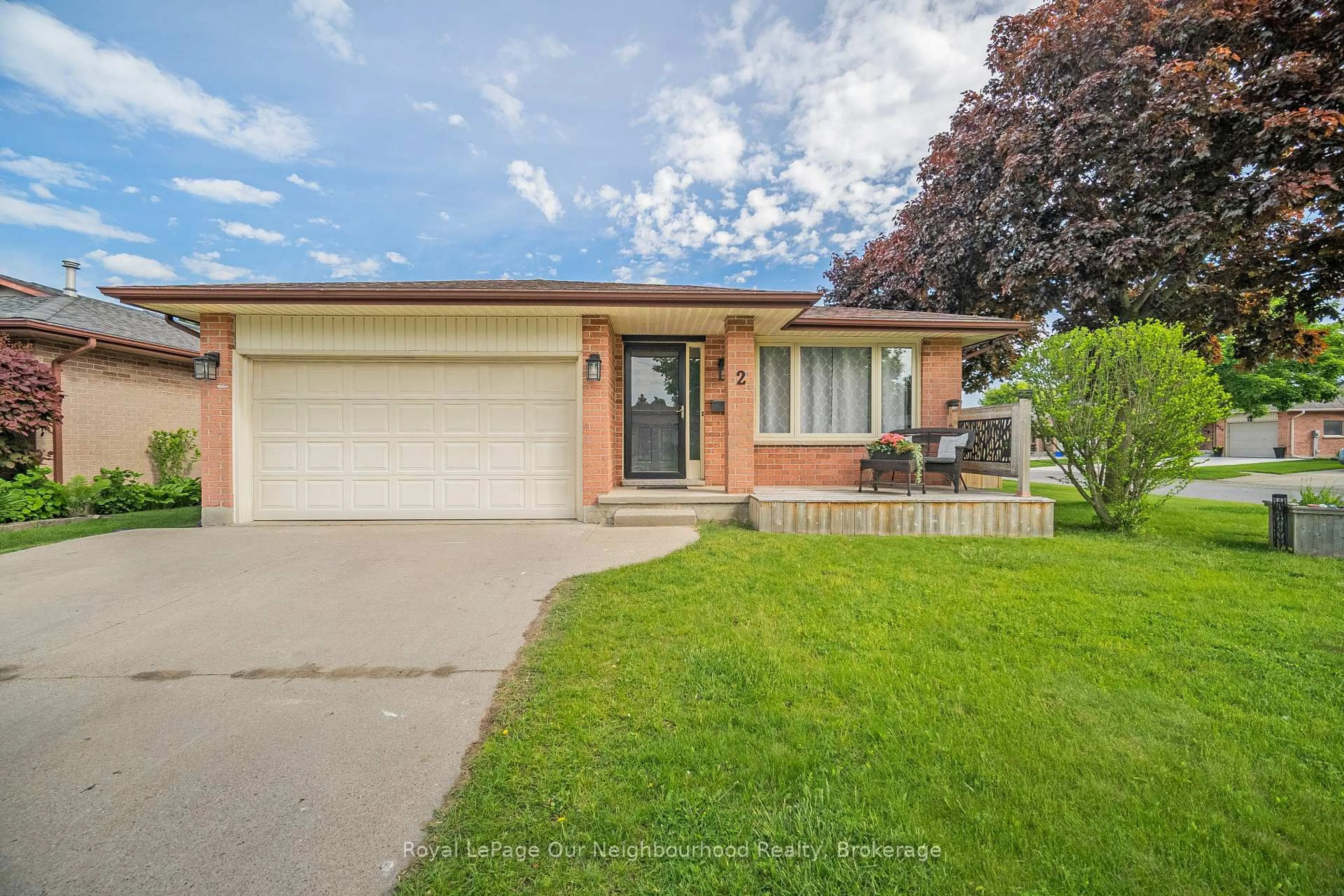 Home with brick exterior material, street for 2 Woodfern Rd, London East Ontario N5W 5X7