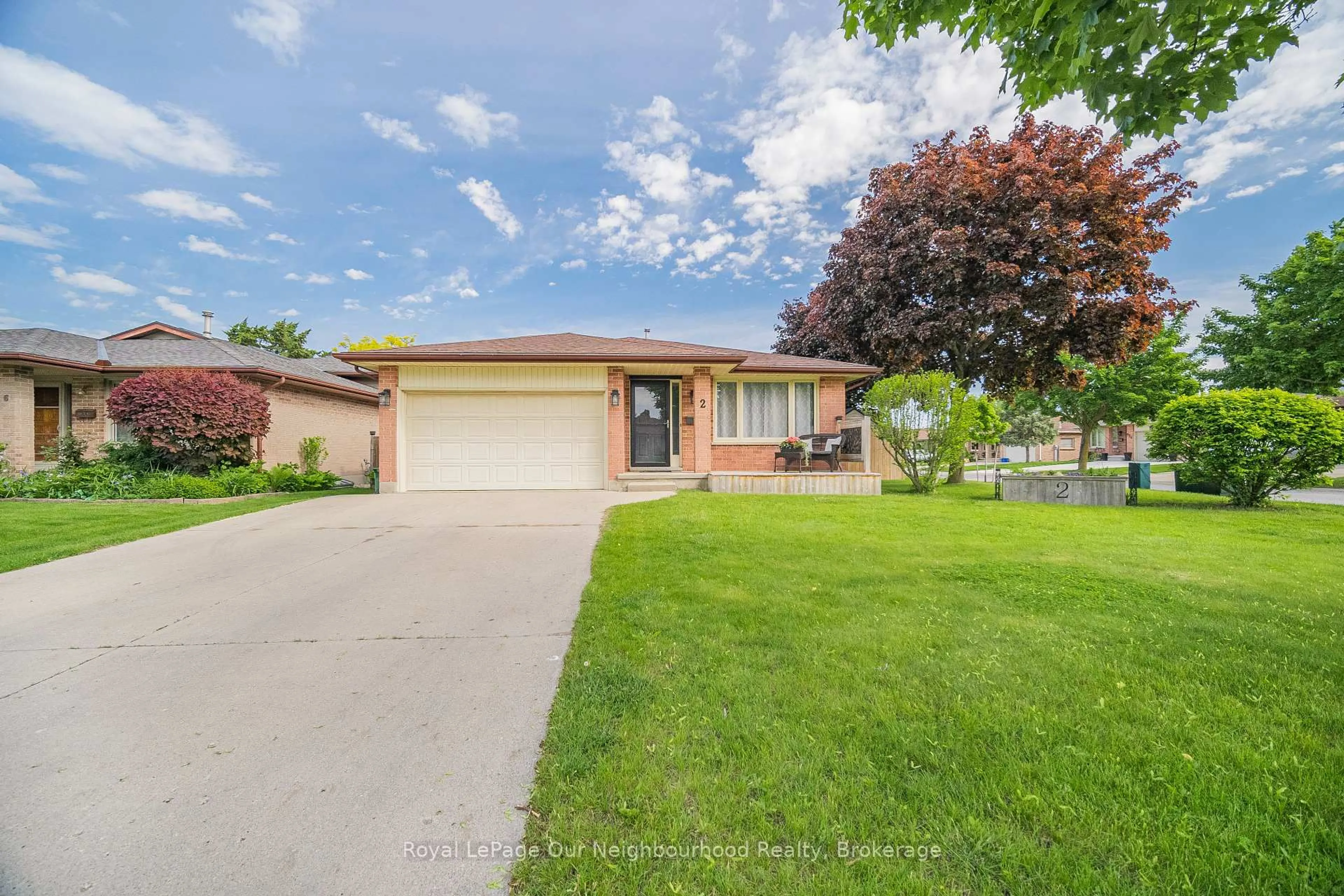 Home with brick exterior material, street for 2 Woodfern Rd, London East Ontario N5W 5X7