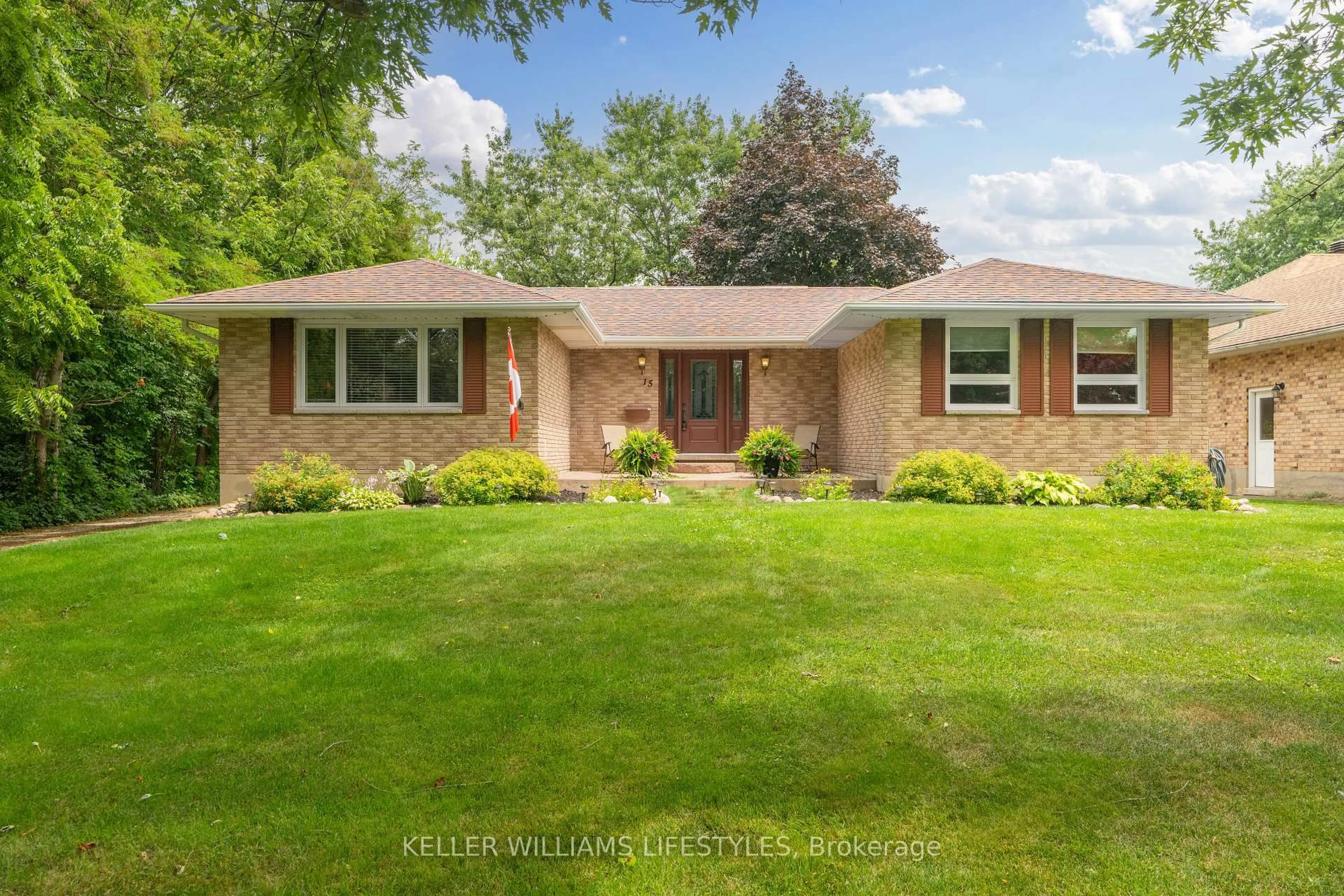 Home with brick exterior material, street for 15 Bayley St, Lambton Shores Ontario N0N 1J0