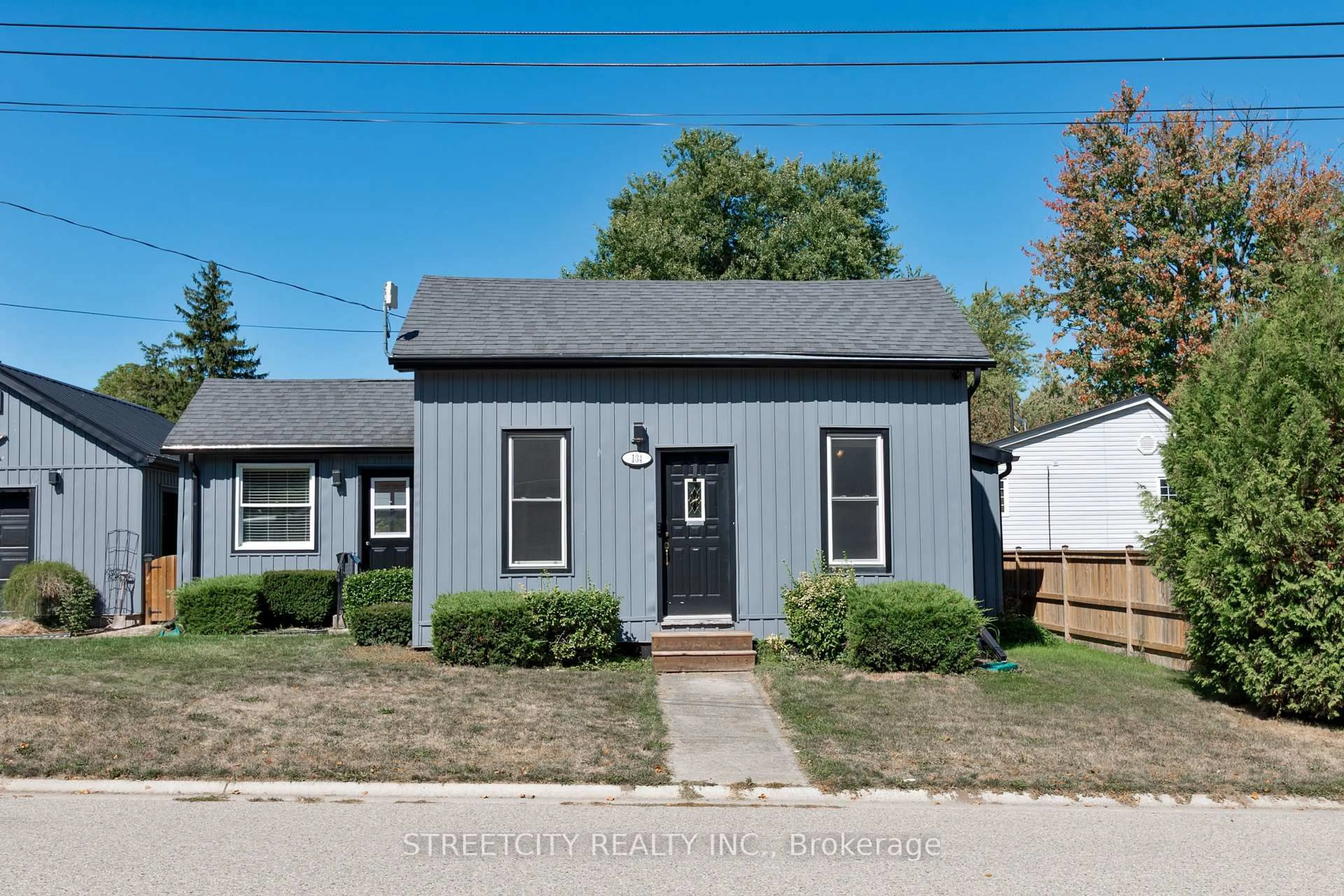 Home with vinyl exterior material, street for 134 John St, Zorra Ontario N0J 1J0