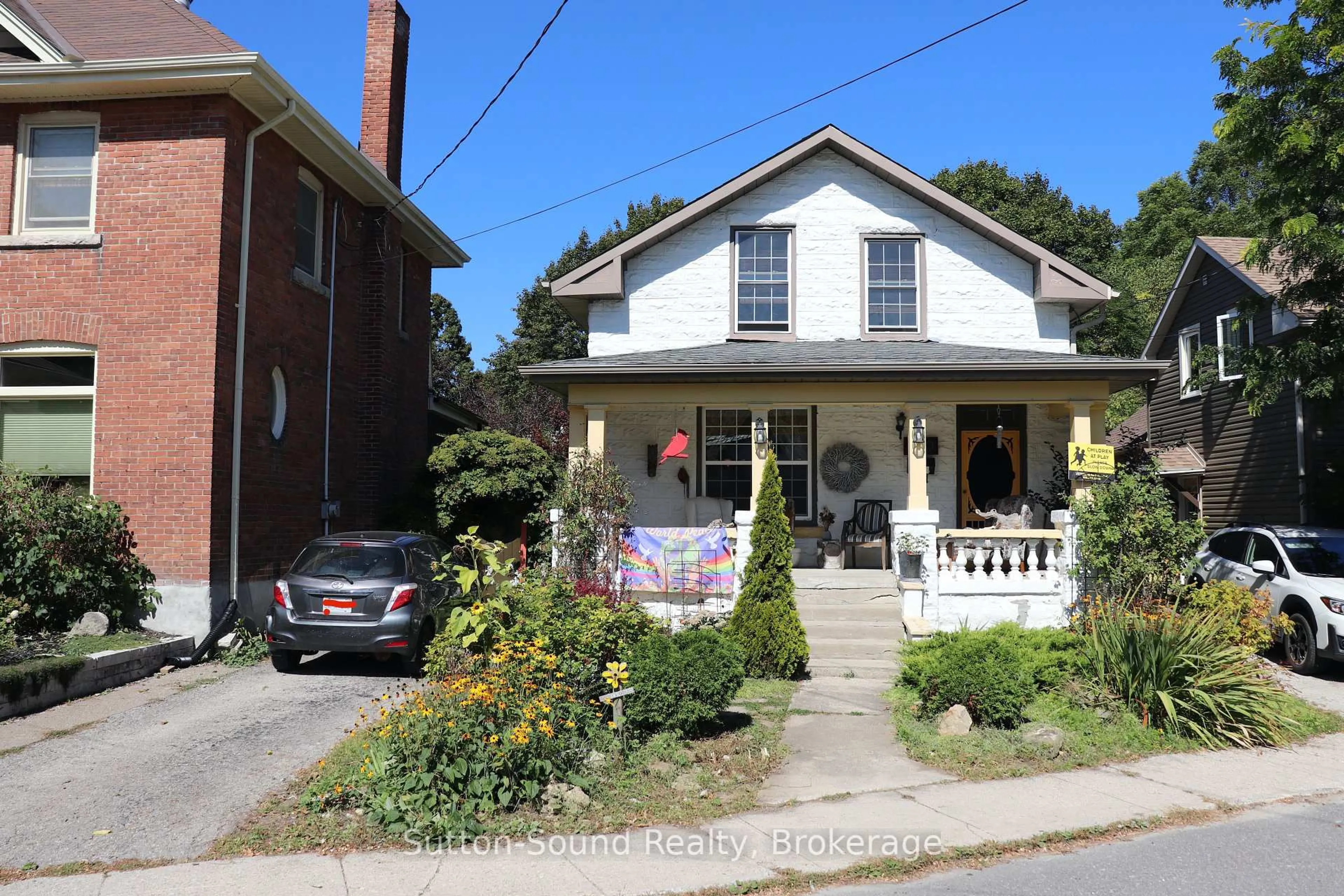 Home with brick exterior material, street for 250 5th St, Owen Sound Ontario N4K 1C7