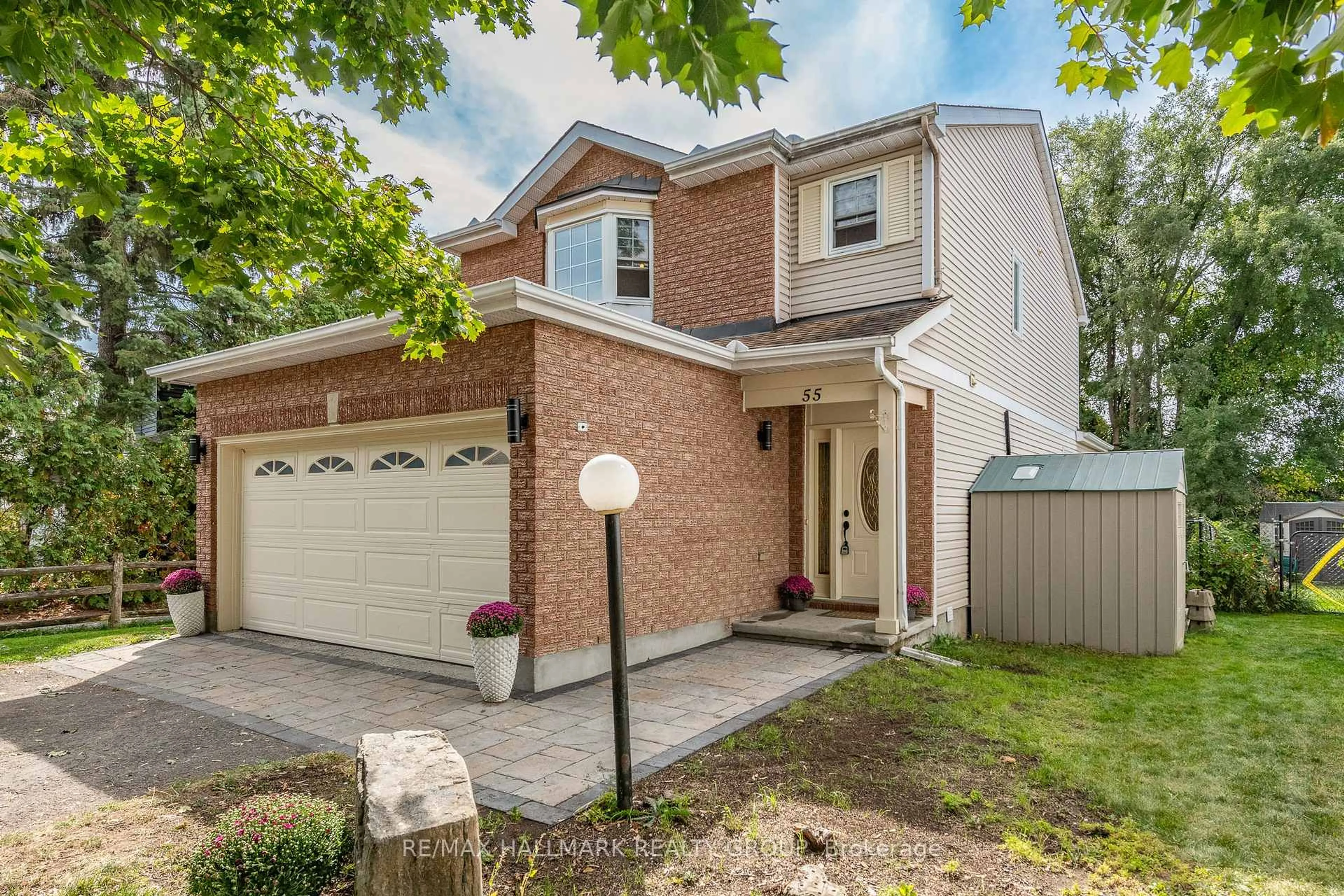 Home with brick exterior material, street for 55 Willow Glen Dr, Ottawa Ontario K2M 1K9