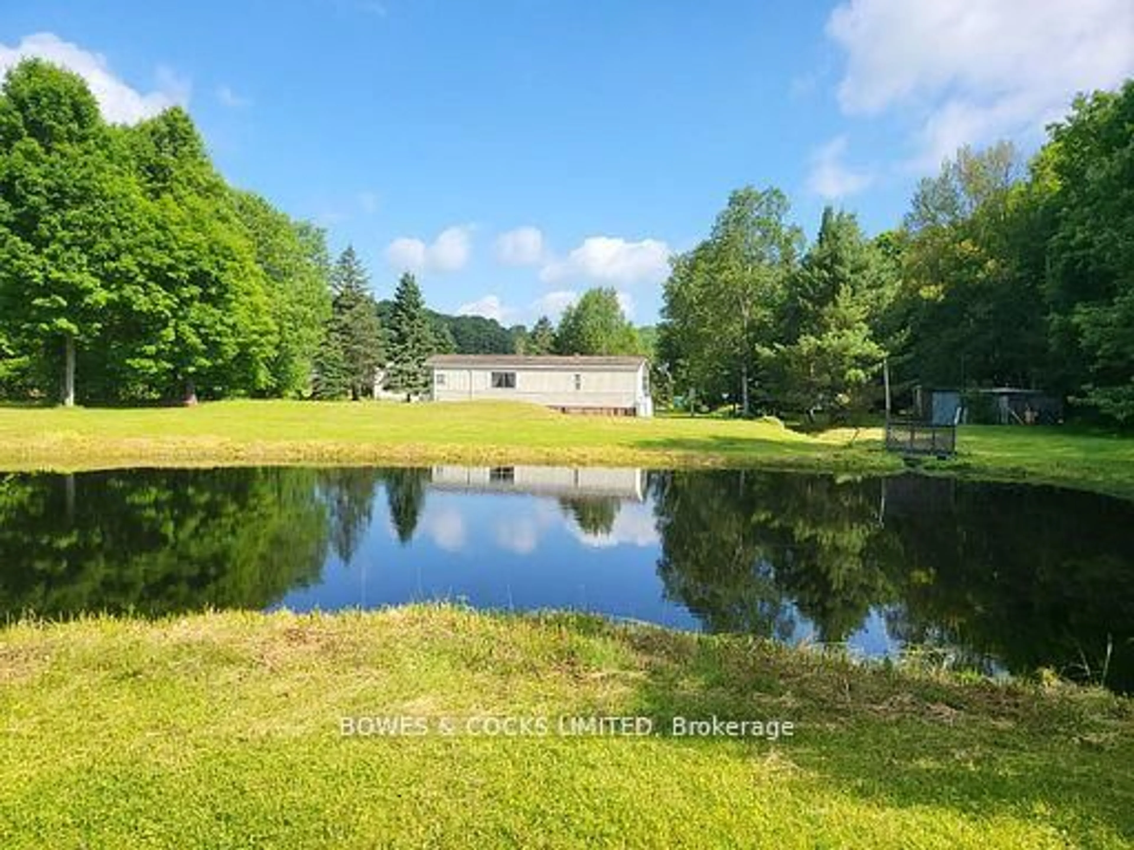 A pic from outside/outdoor area/front of a property/back of a property/a pic from drone, water/lake/river/ocean view for 56 Otter Lake Rd, Bancroft Ontario K0L 1C0