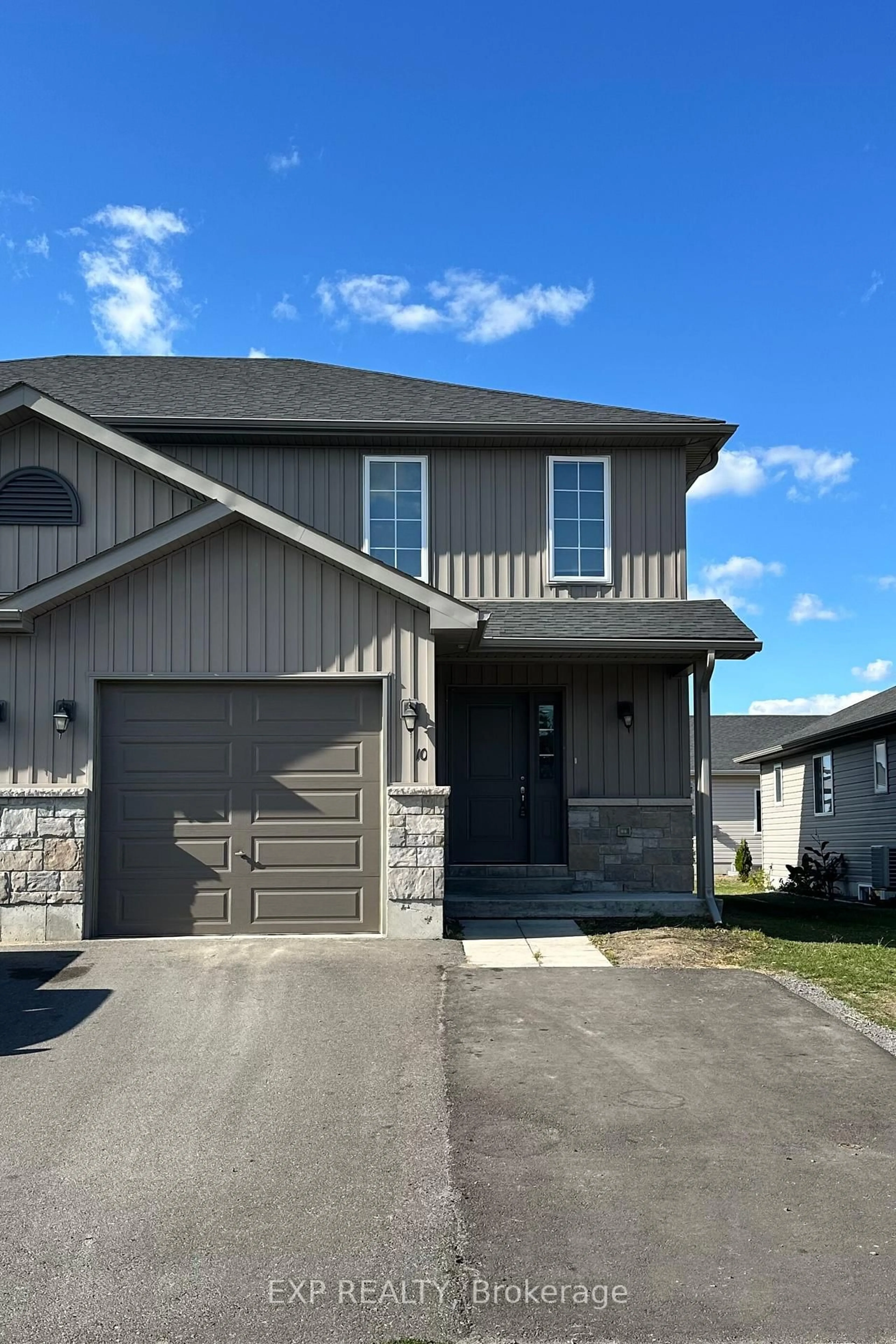 Home with vinyl exterior material, street for 10 Cobblestone St, Belleville Ontario K8P 0E4