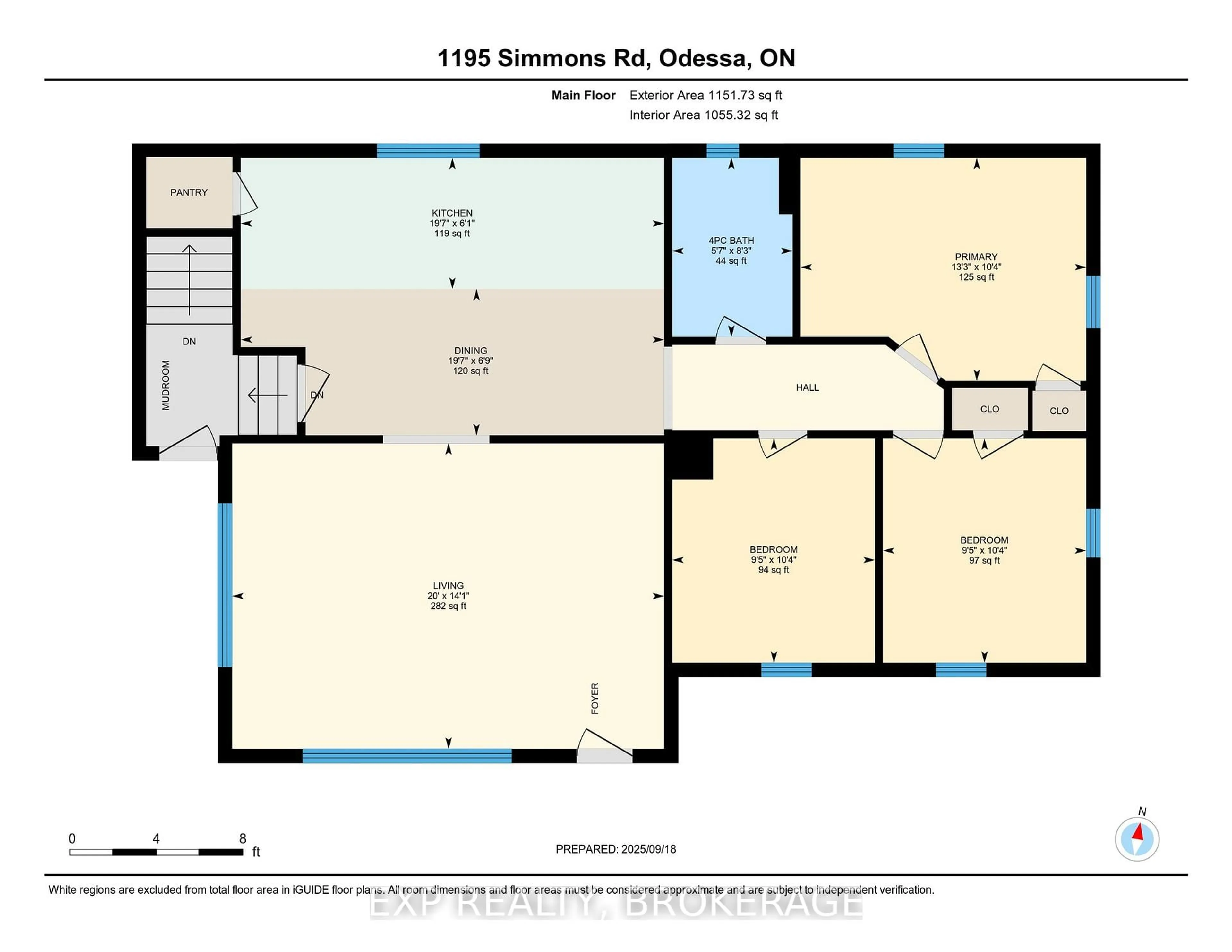 Floor plan for 1195 SIMMONS Rd, Bissett Creek Ontario K0H 2H0
