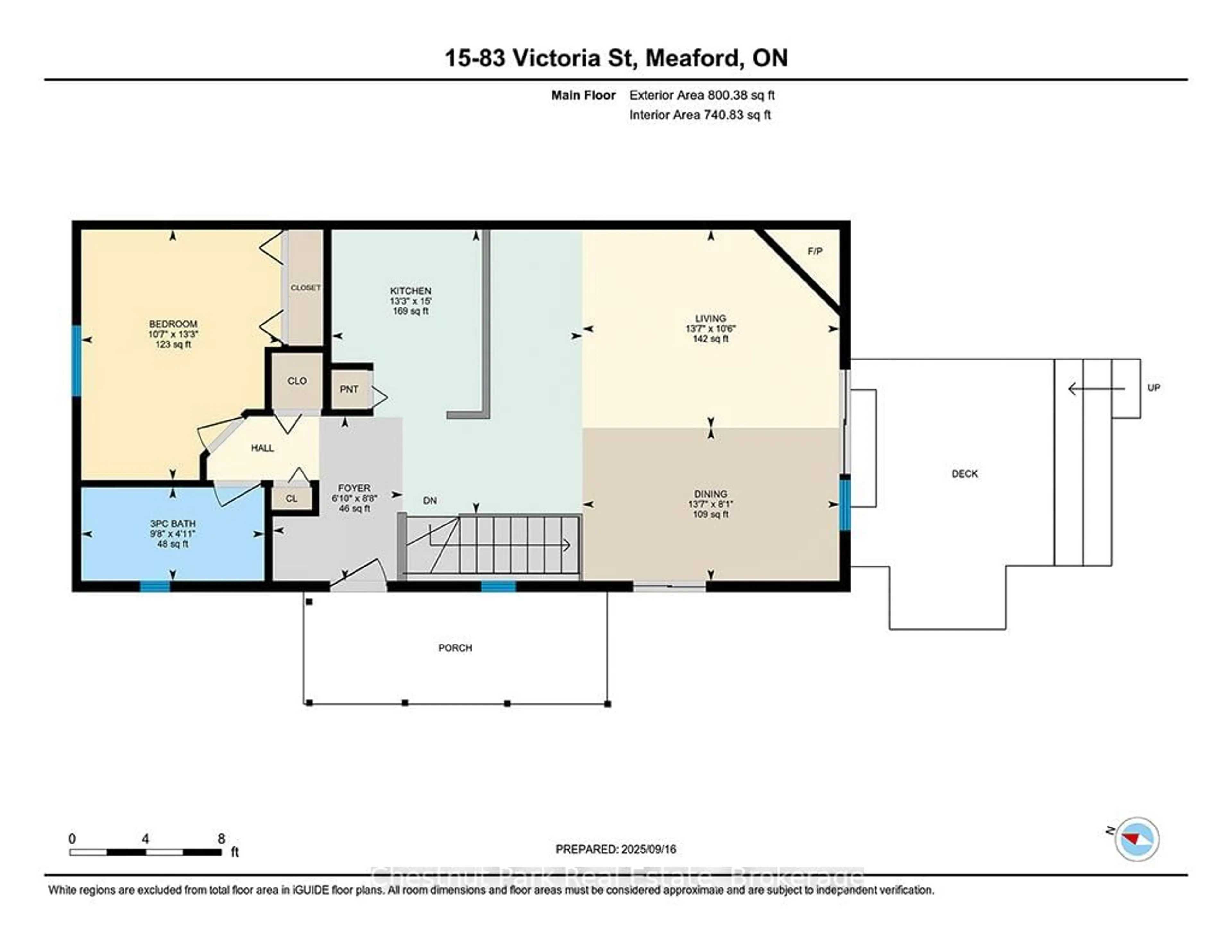 Floor plan for 83 Victoria St #15, Meaford Ontario N4L 1R4