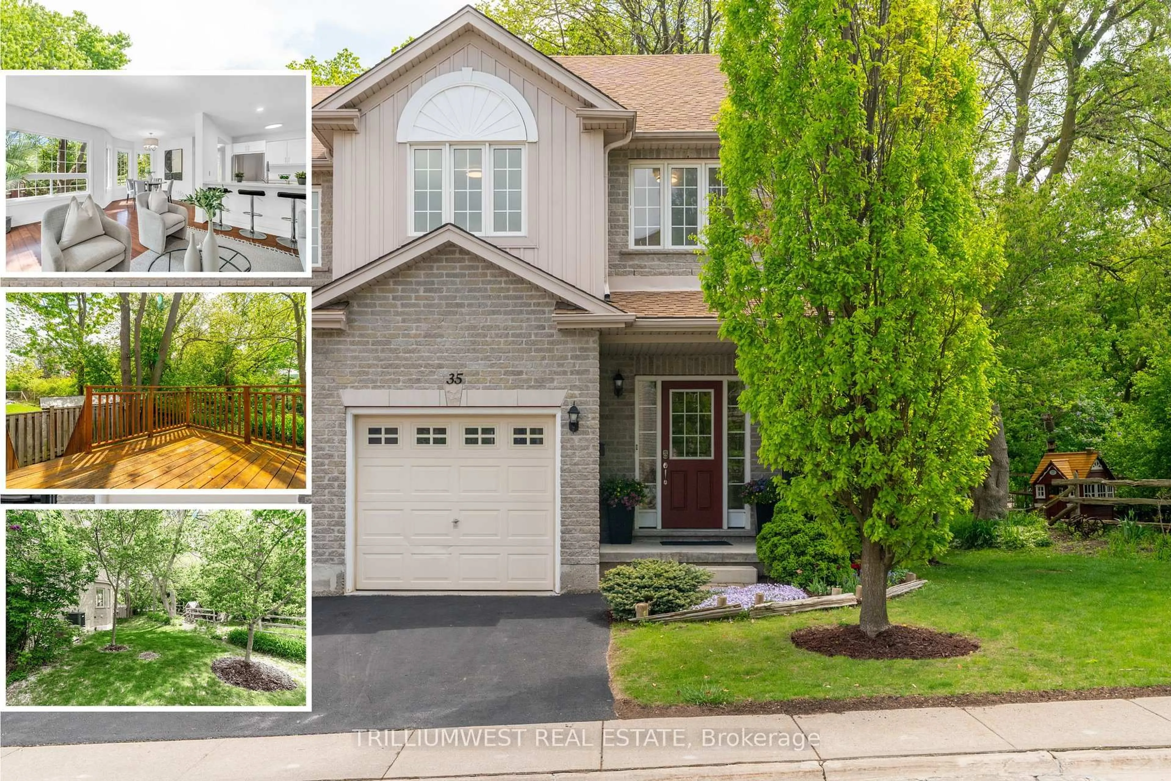 Home with brick exterior material, street for 105 PINNACLE Dr #35, Kitchener Ontario N2P 1B8