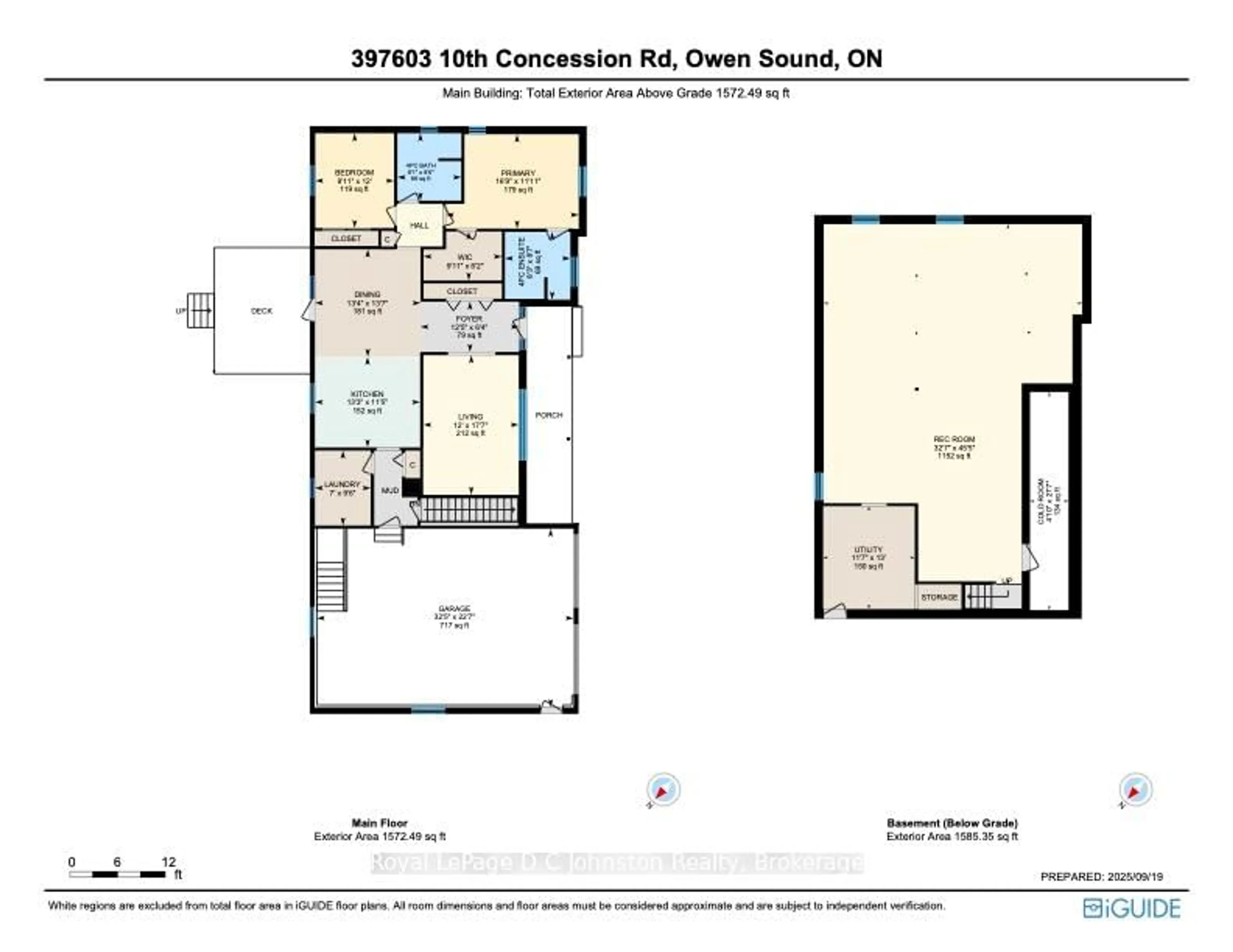 Floor plan for 397603 Concession 10, Meaford Ontario N4K 5N8