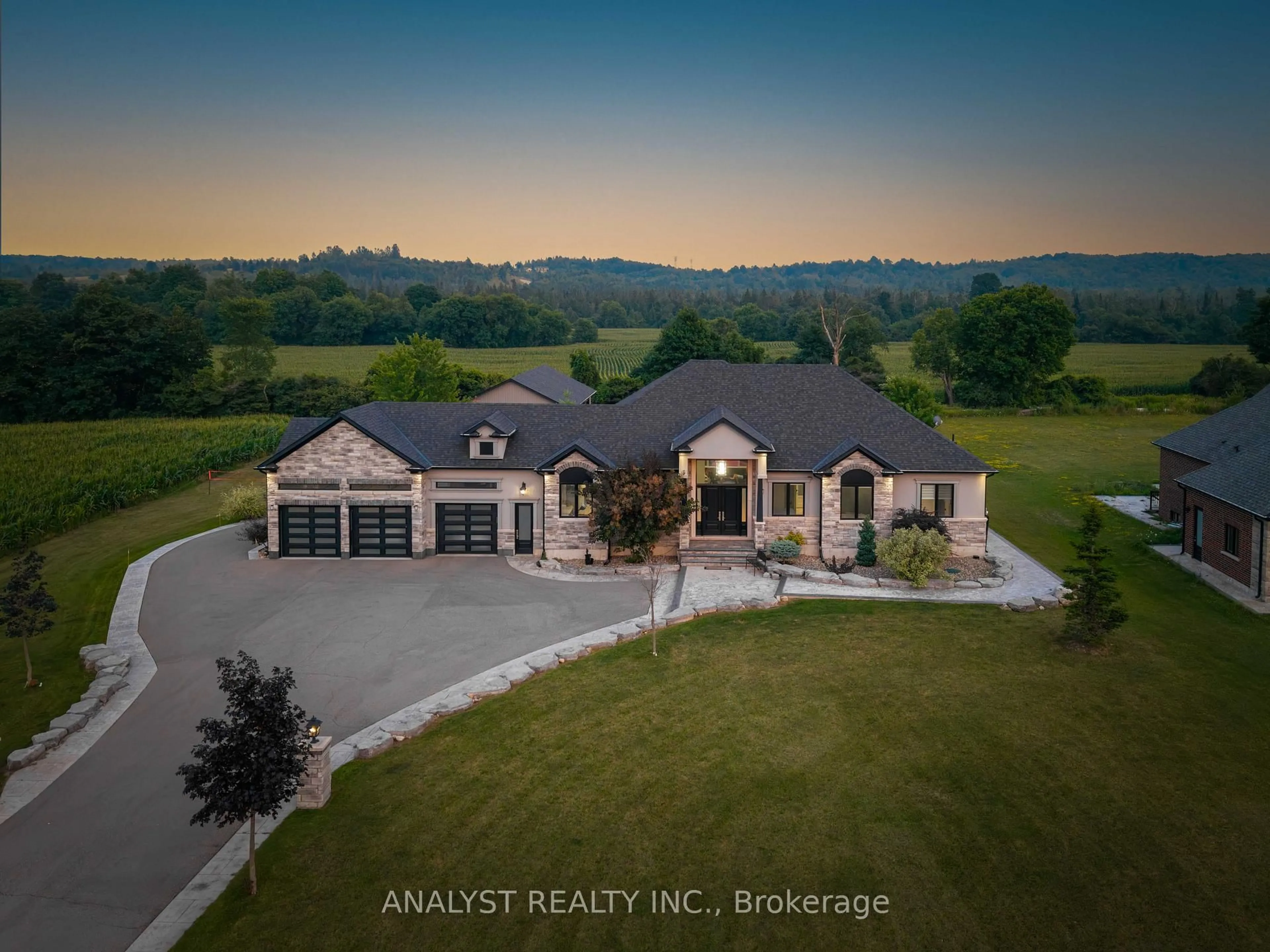 A pic from outside/outdoor area/front of a property/back of a property/a pic from drone, unknown for 9383 Wellington Road 124, Erin Ontario N0B 1T0