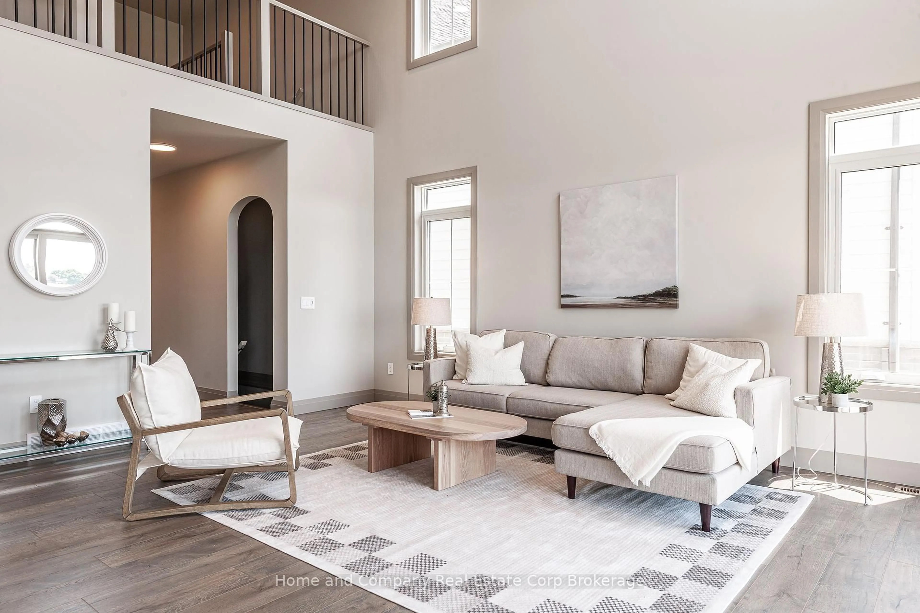 Living room with furniture, unknown for 46 Trail Side Dr, St. Marys Ontario N4X 0C1