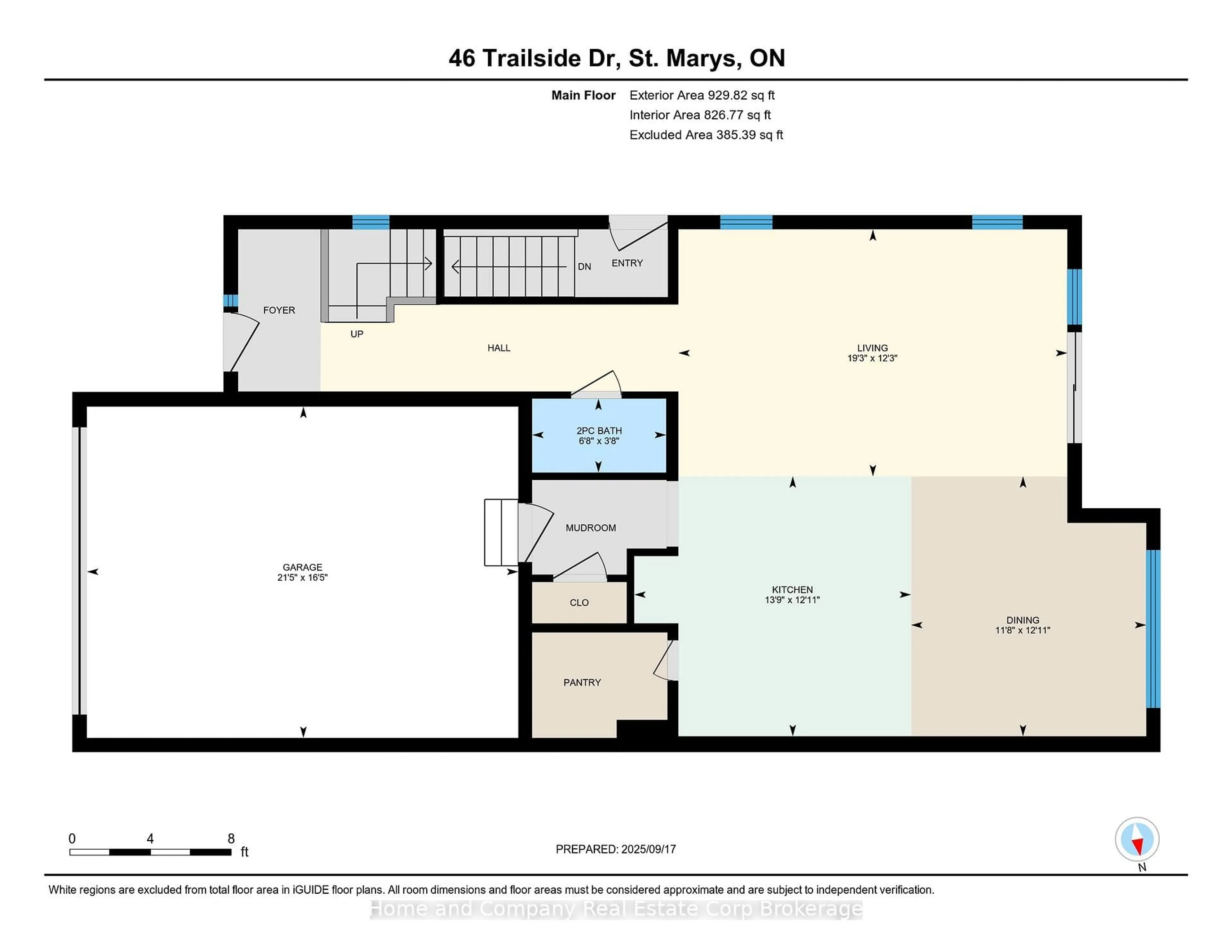 Floor plan for 46 Trail Side Dr, St. Marys Ontario N4X 0C1