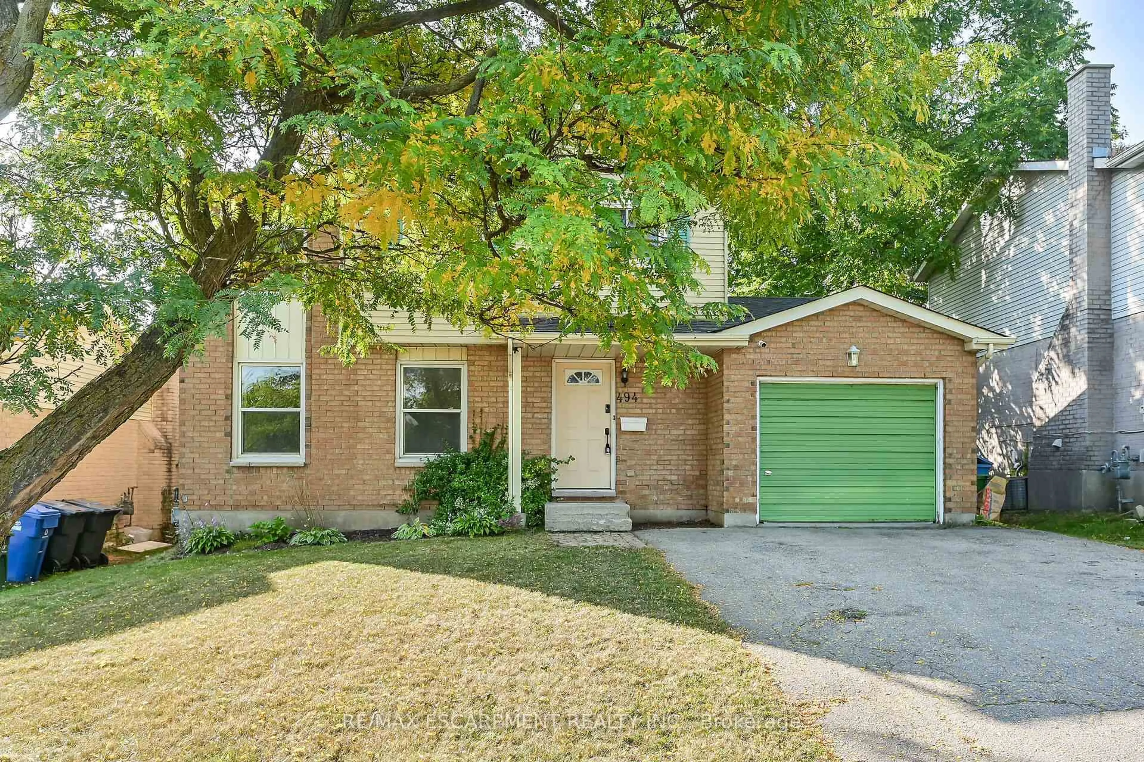 Home with brick exterior material, street for 494 Kortright Rd, Guelph Ontario N1G 3Z1