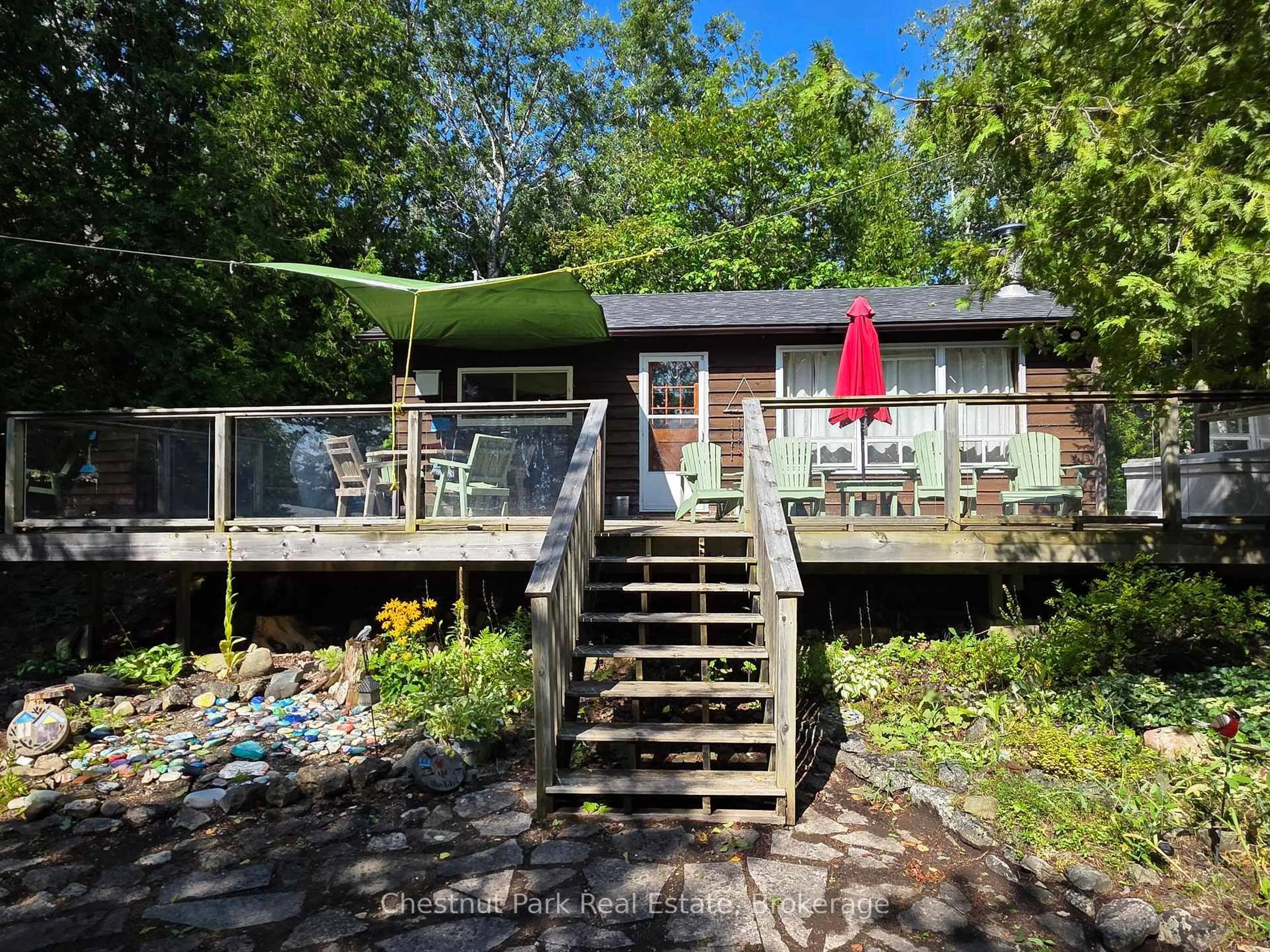 Patio, water/lake/river/ocean view for 8 Birchwood Dr, Northern Bruce Peninsula Ontario N0H 2R0