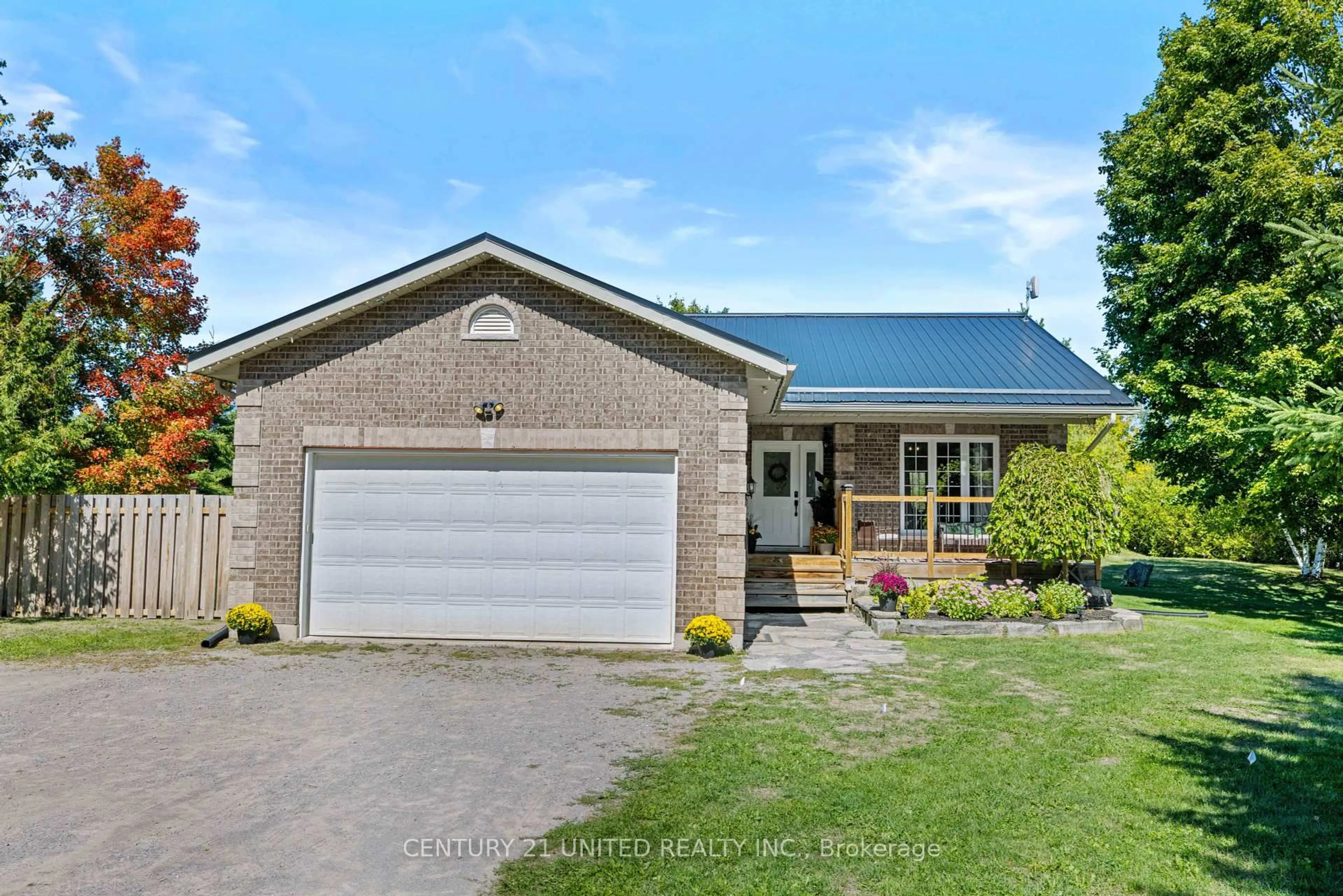 Home with brick exterior material, street for 2096 Deer Bay Rd, Selwyn Ontario K0L 2H0