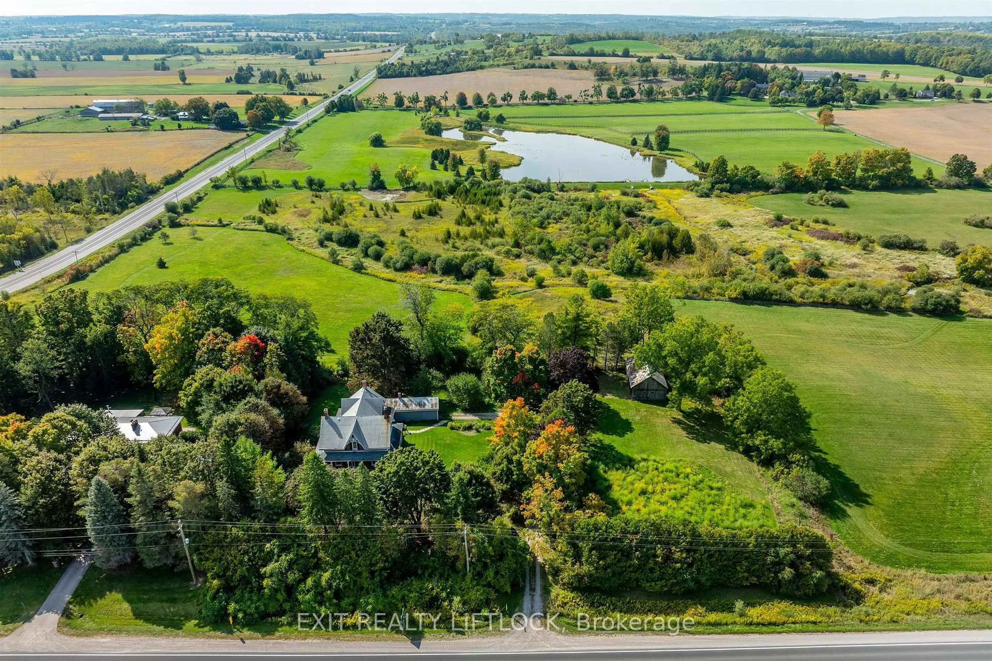 A pic from outside/outdoor area/front of a property/back of a property/a pic from drone, water/lake/river/ocean view for 792 County Rd 28, Cavan Monaghan Ontario K9J 6Y3