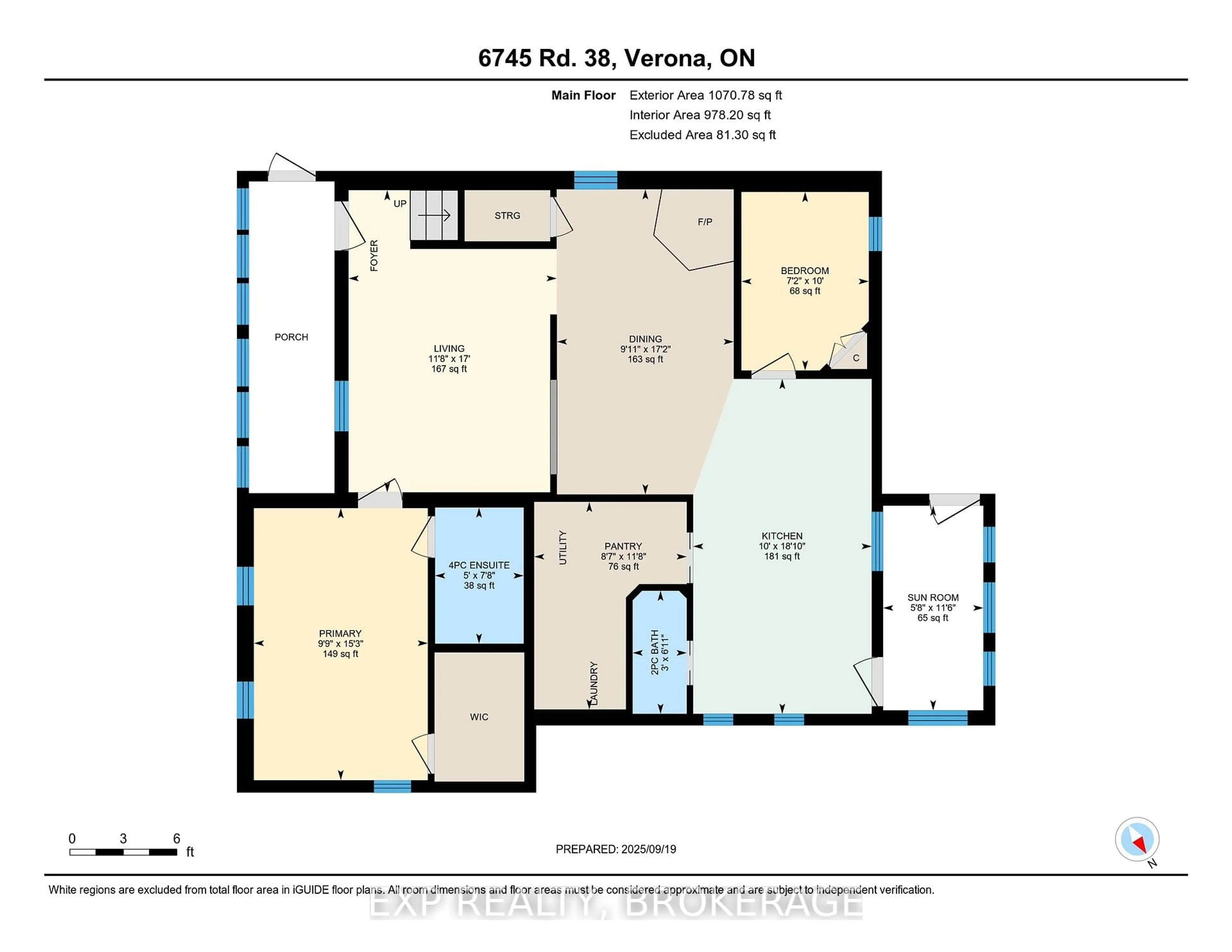 Floor plan for 6745 ROAD 38, Frontenac Ontario K0H 0B8