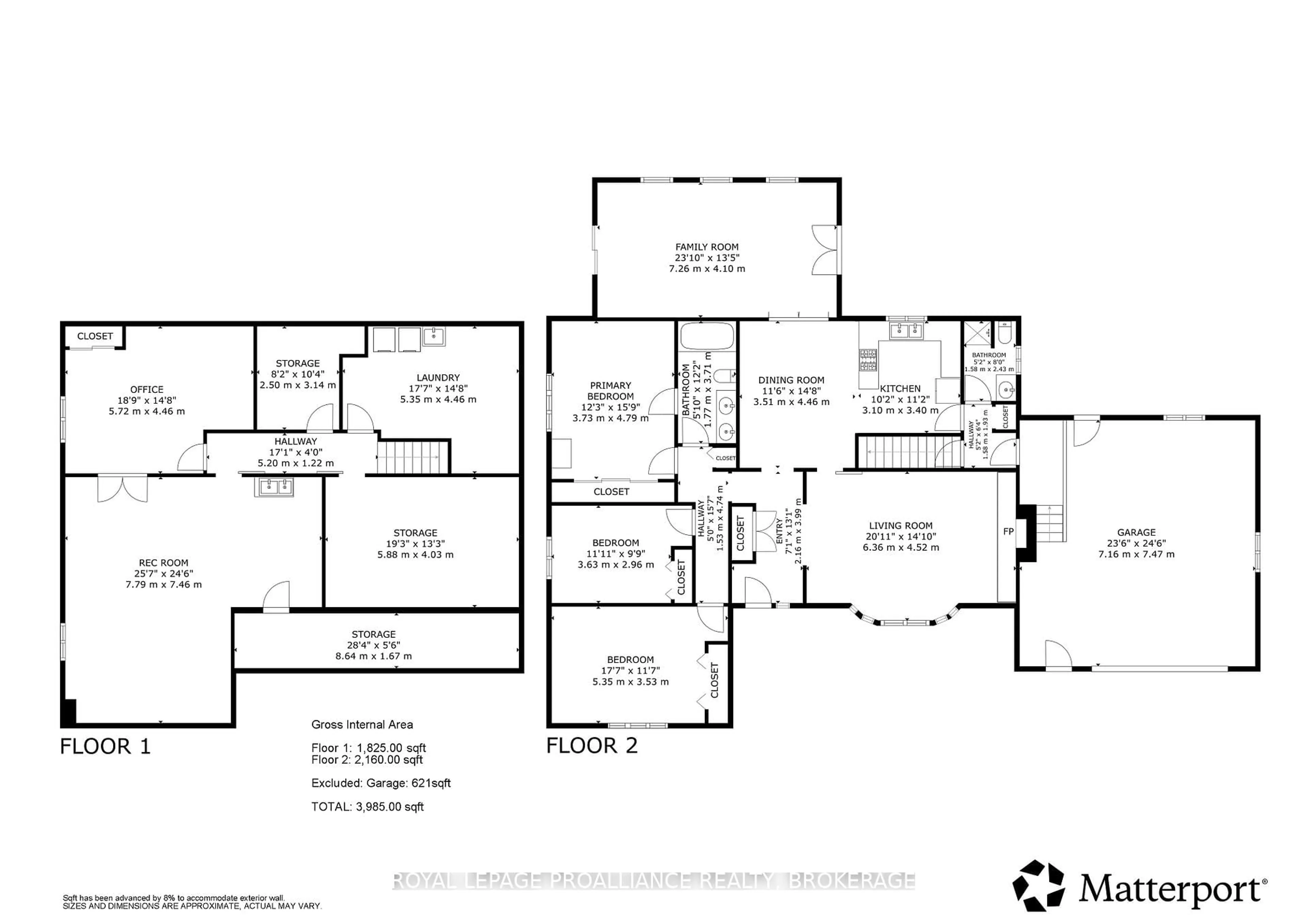 Floor plan for 1445 Rickards Rd, Perth Road Ontario K0H 2L0