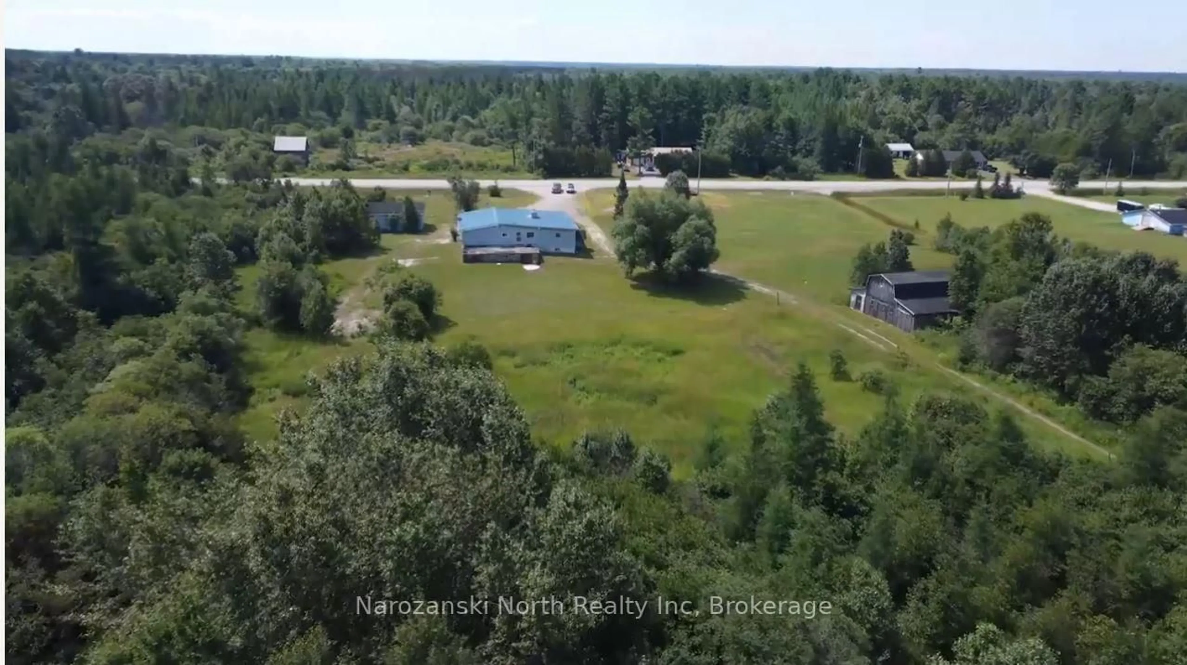 A pic from outside/outdoor area/front of a property/back of a property/a pic from drone, unknown for 2855 Highway 64 Highway, French River Ontario P0M 2N0