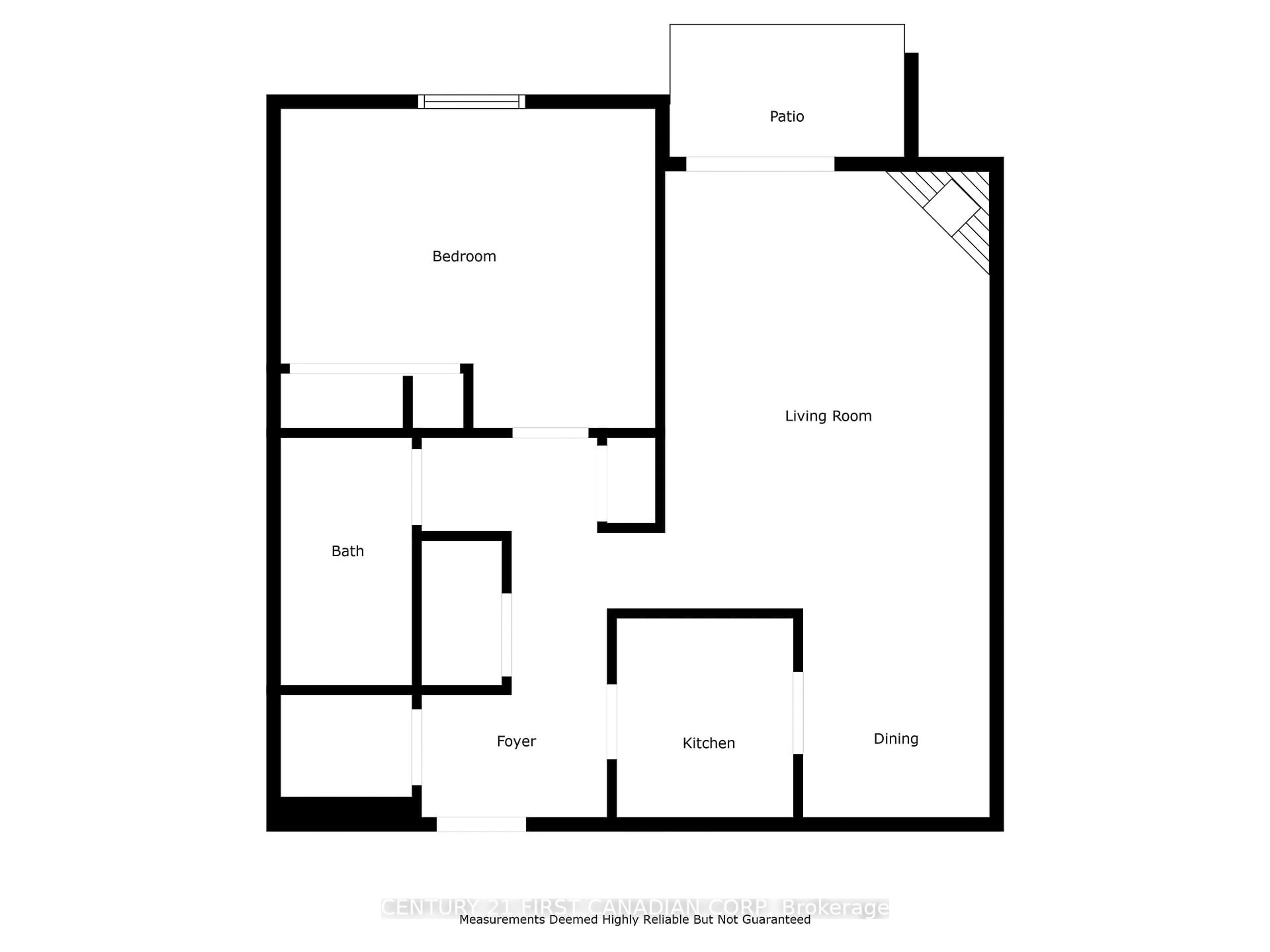 Floor plan for 130 Conway Dr #123, London South Ontario N6E 3M9
