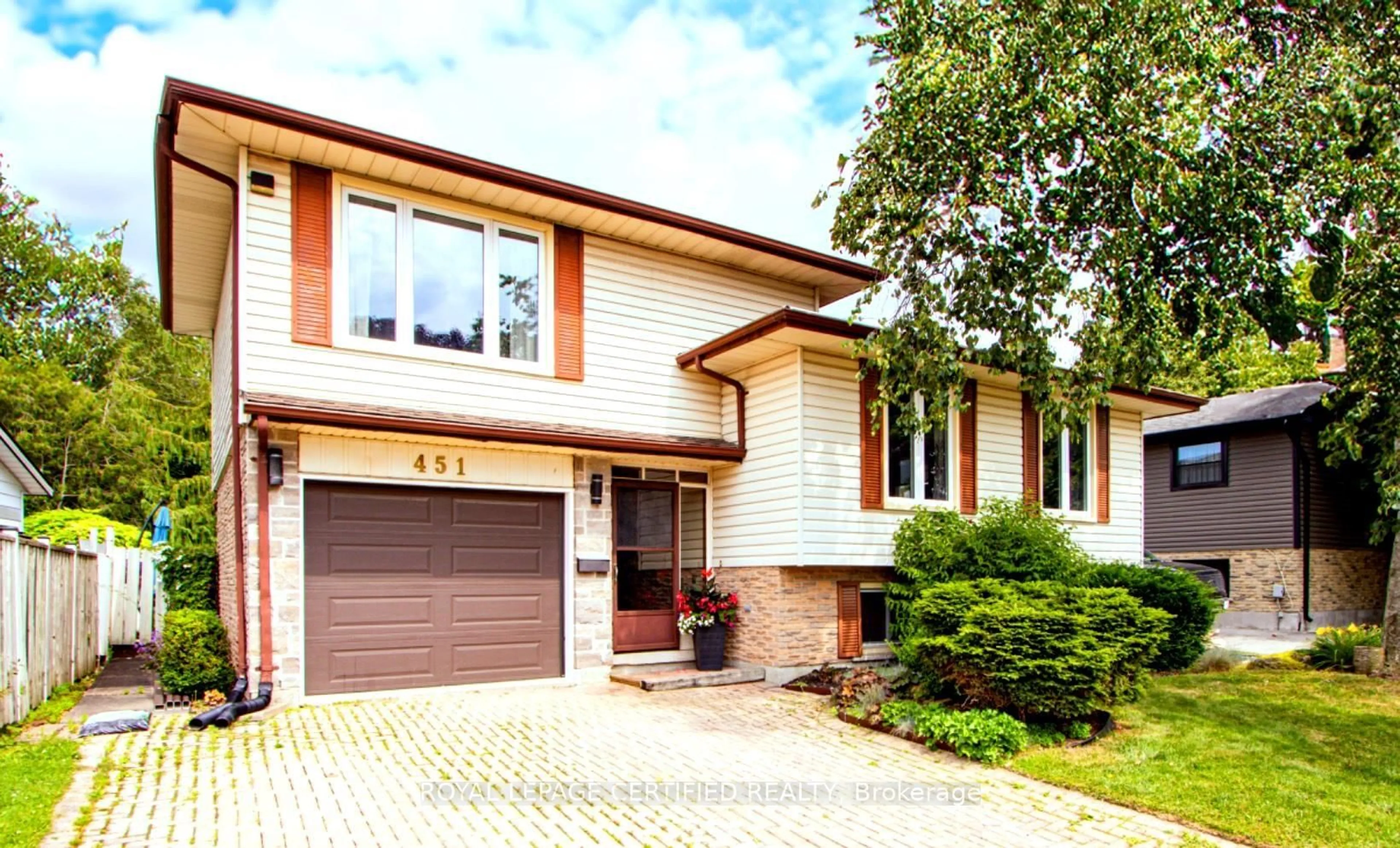 Home with brick exterior material, street for 451 Lampman Pl, Woodstock Ontario N4S 8L7