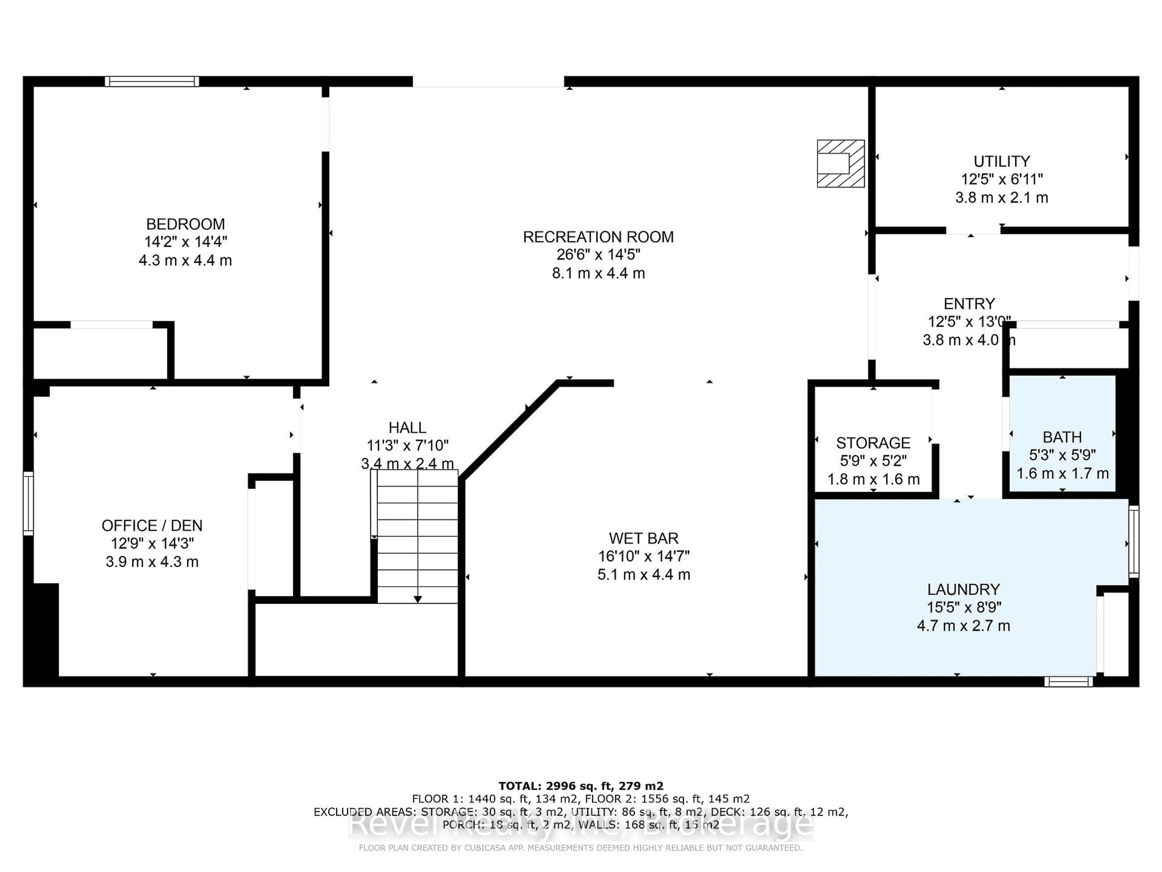 Floor plan for 1326 Echo Lake Rd, Lake of Bays Ontario P0B 1A0