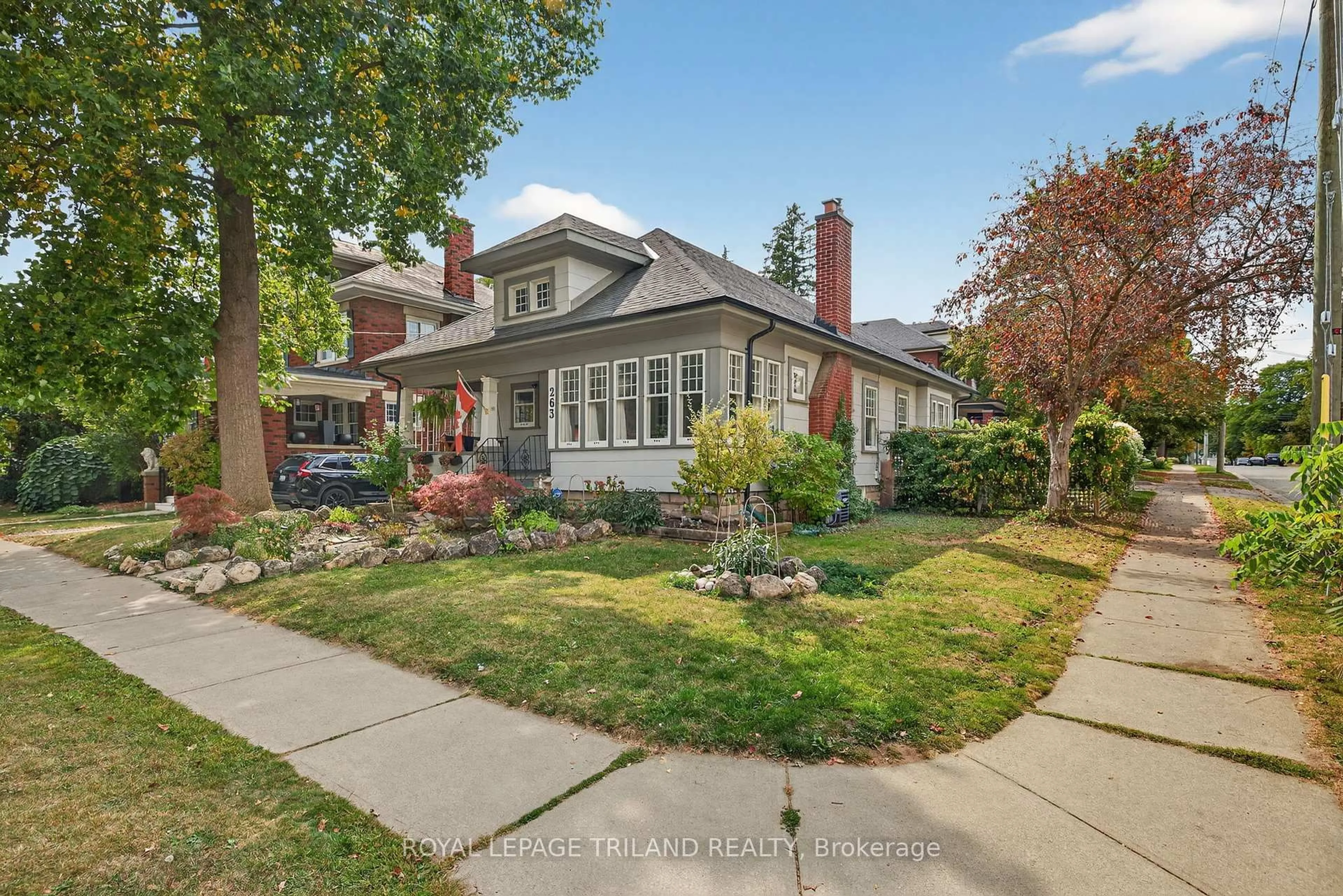 Home with brick exterior material, street for 263 Ridout St, London South Ontario N6C 3Y7