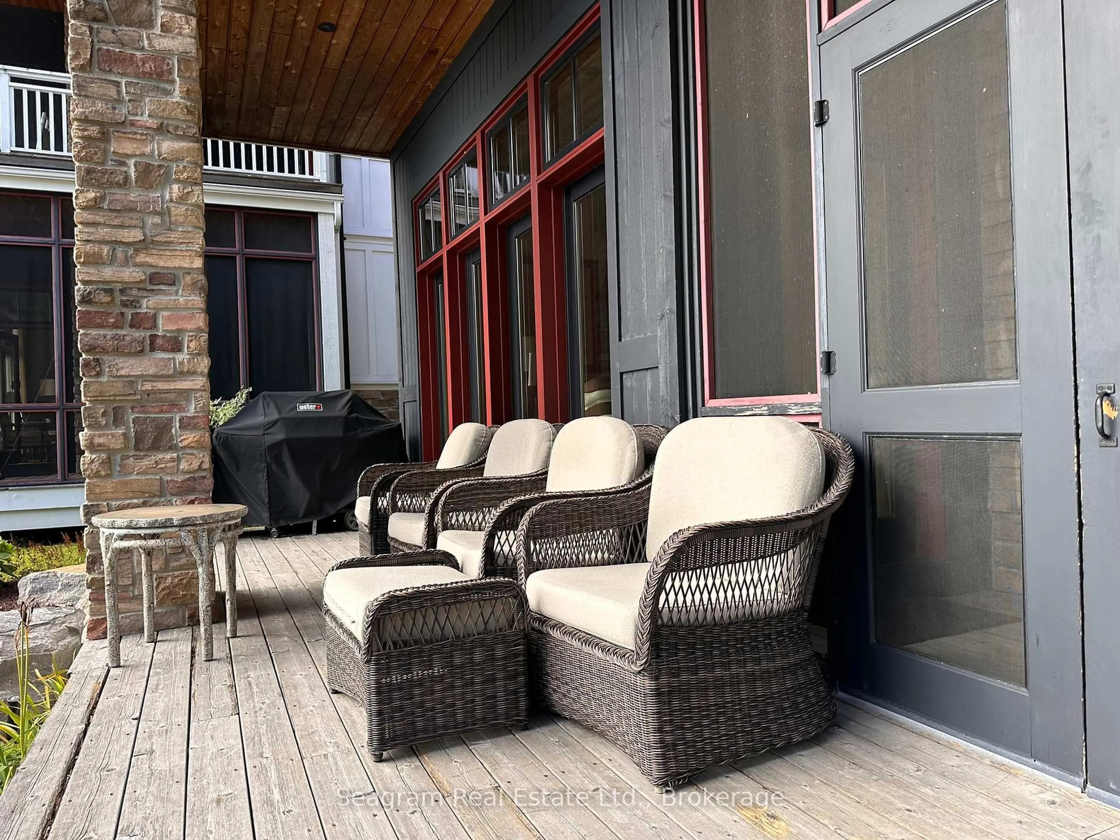 Patio, street for 1003 Matthews Dr #Cottage #4, Muskoka Lakes Ontario P0B 1P0