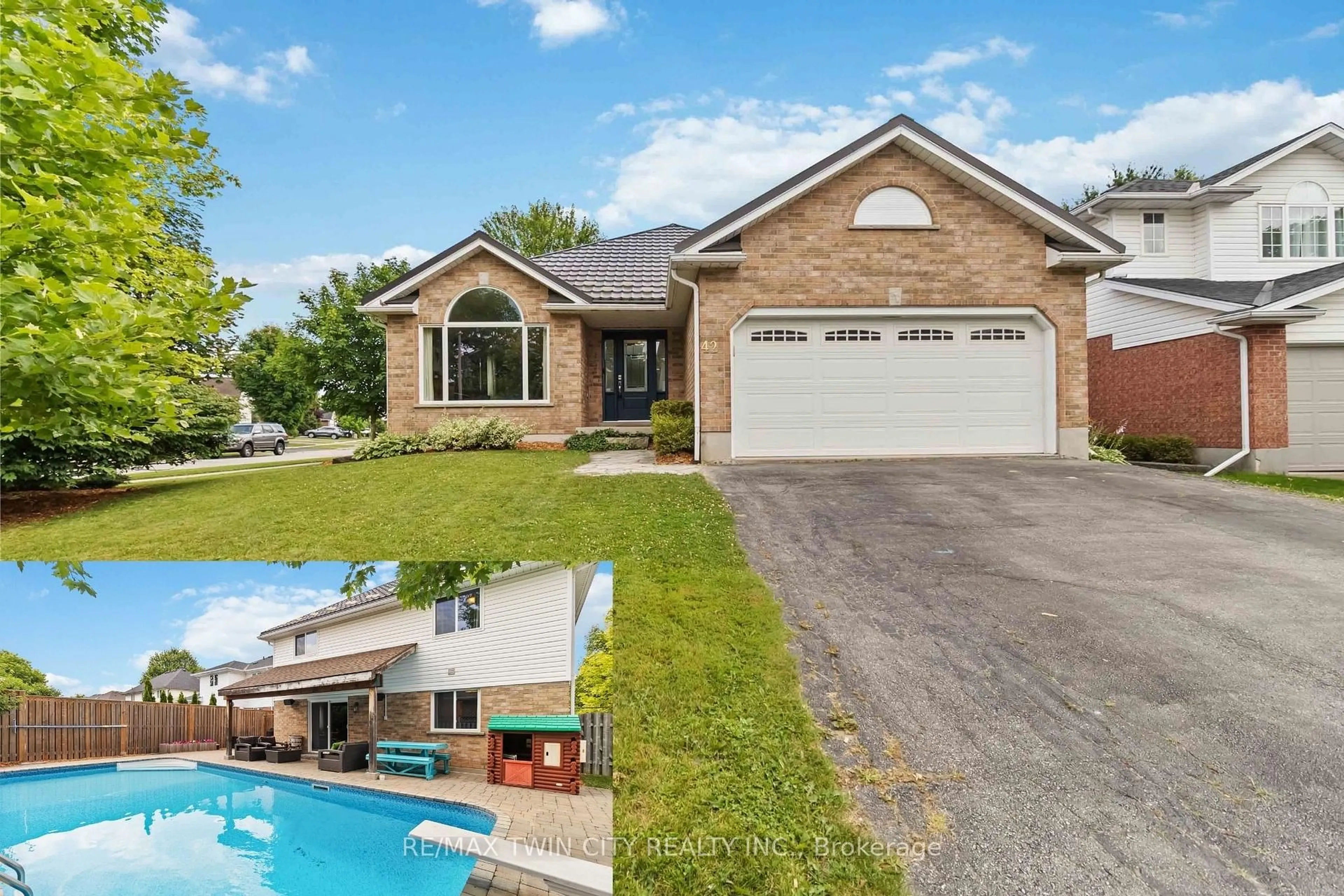 Home with brick exterior material, street for 42 Sandpiper Dr, Guelph Ontario N1C 1C9