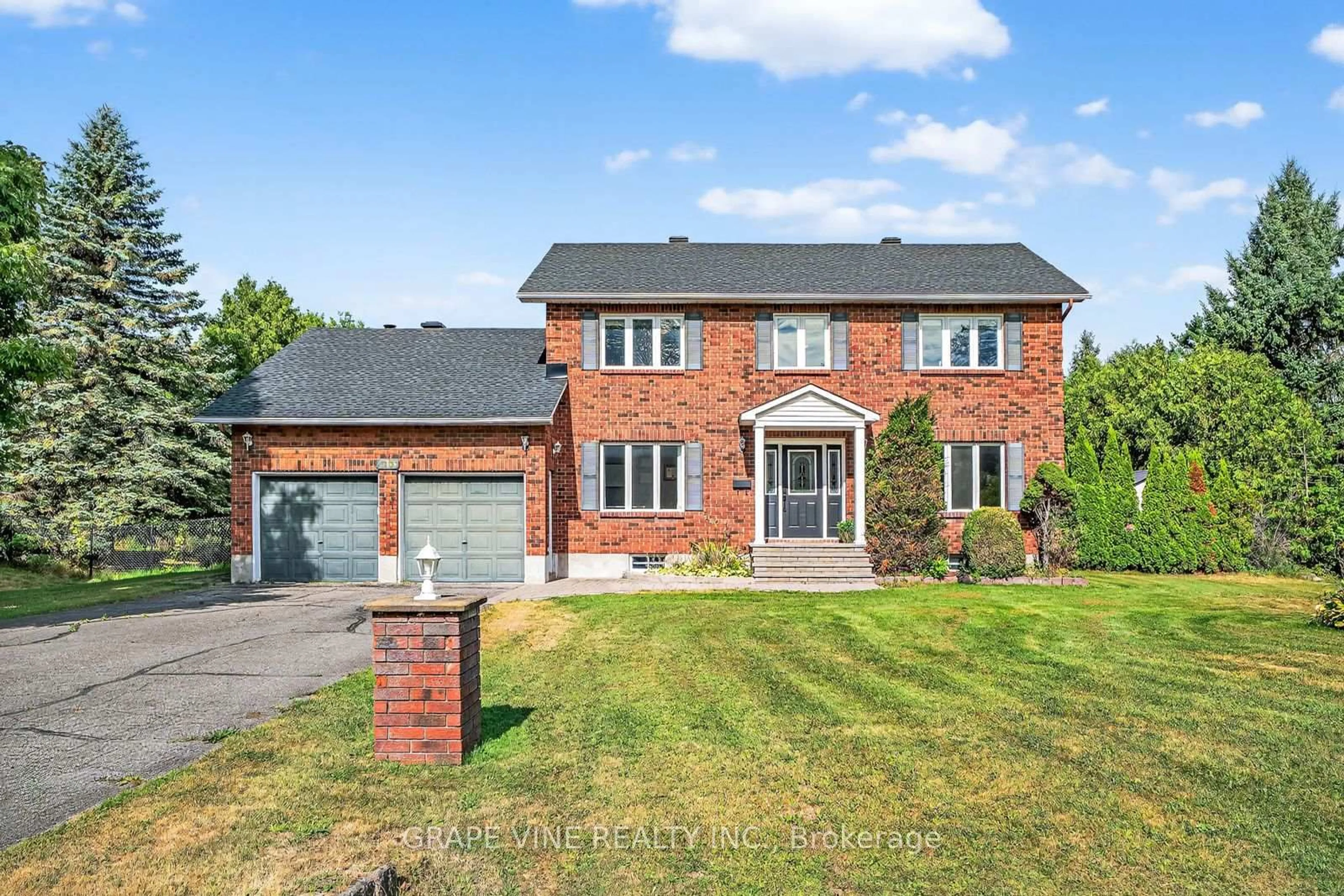 Home with brick exterior material, street for 1366 Cornfield Cres, Ottawa Ontario K4P 1E6