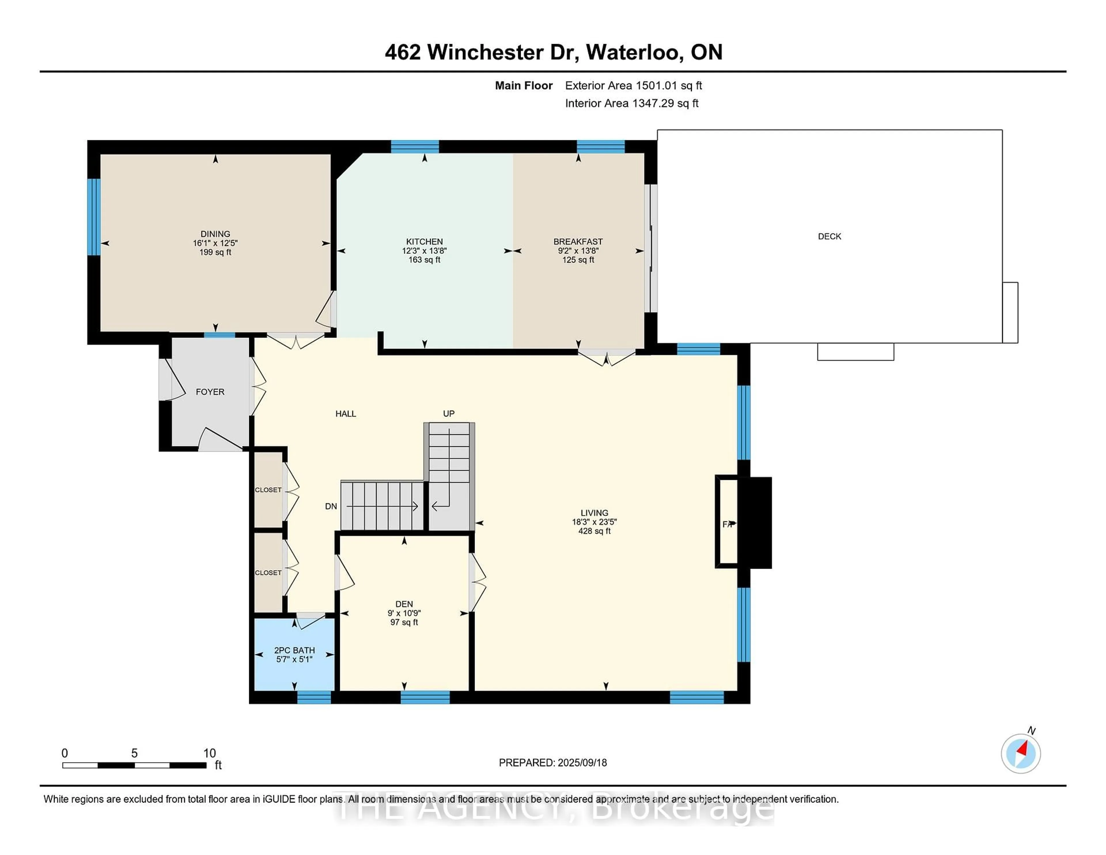 Floor plan for 462 Winchester Dr, Waterloo Ontario N2T 1K5