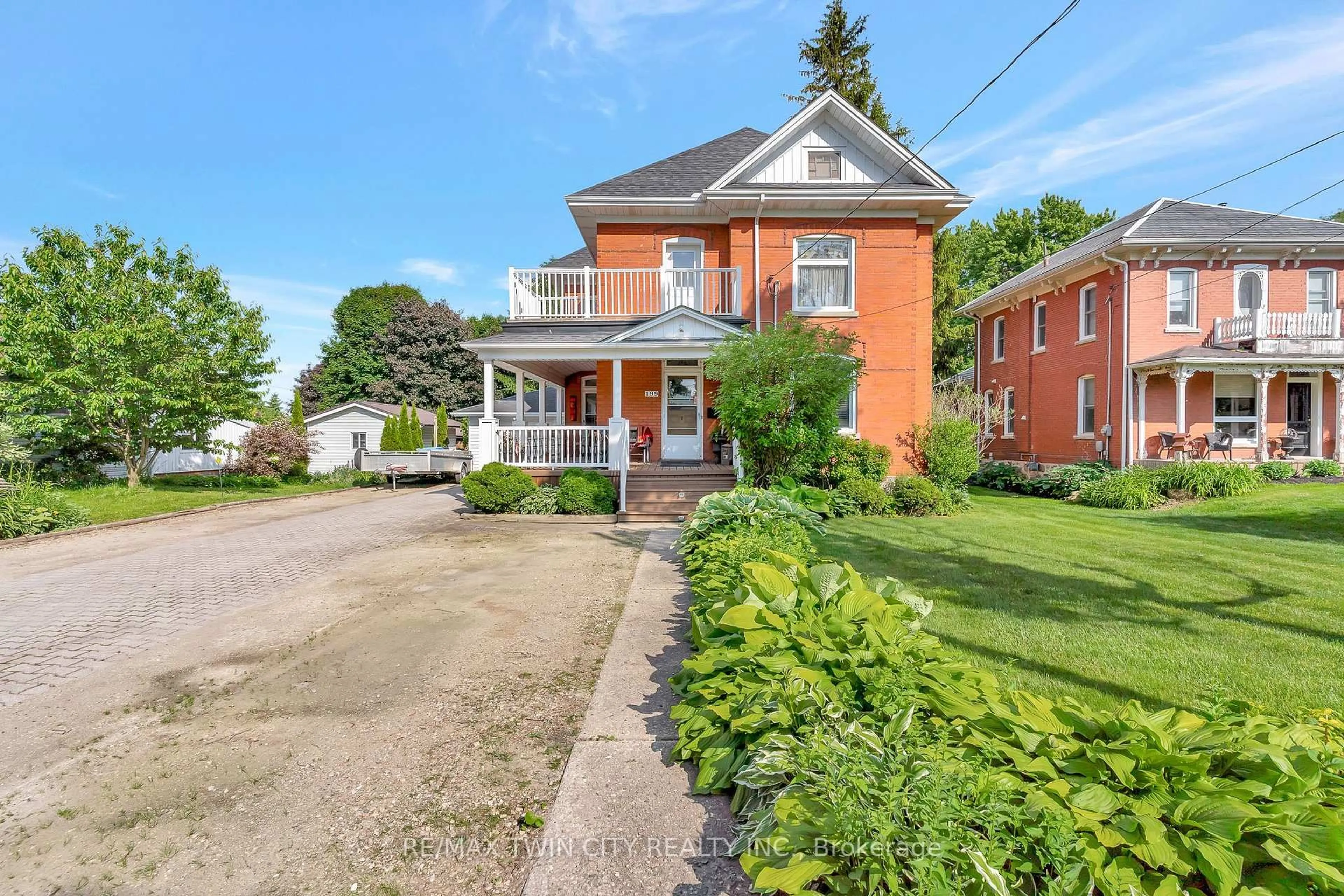 Home with brick exterior material, street for 199 Ellen St, North Perth Ontario N0G 1B0