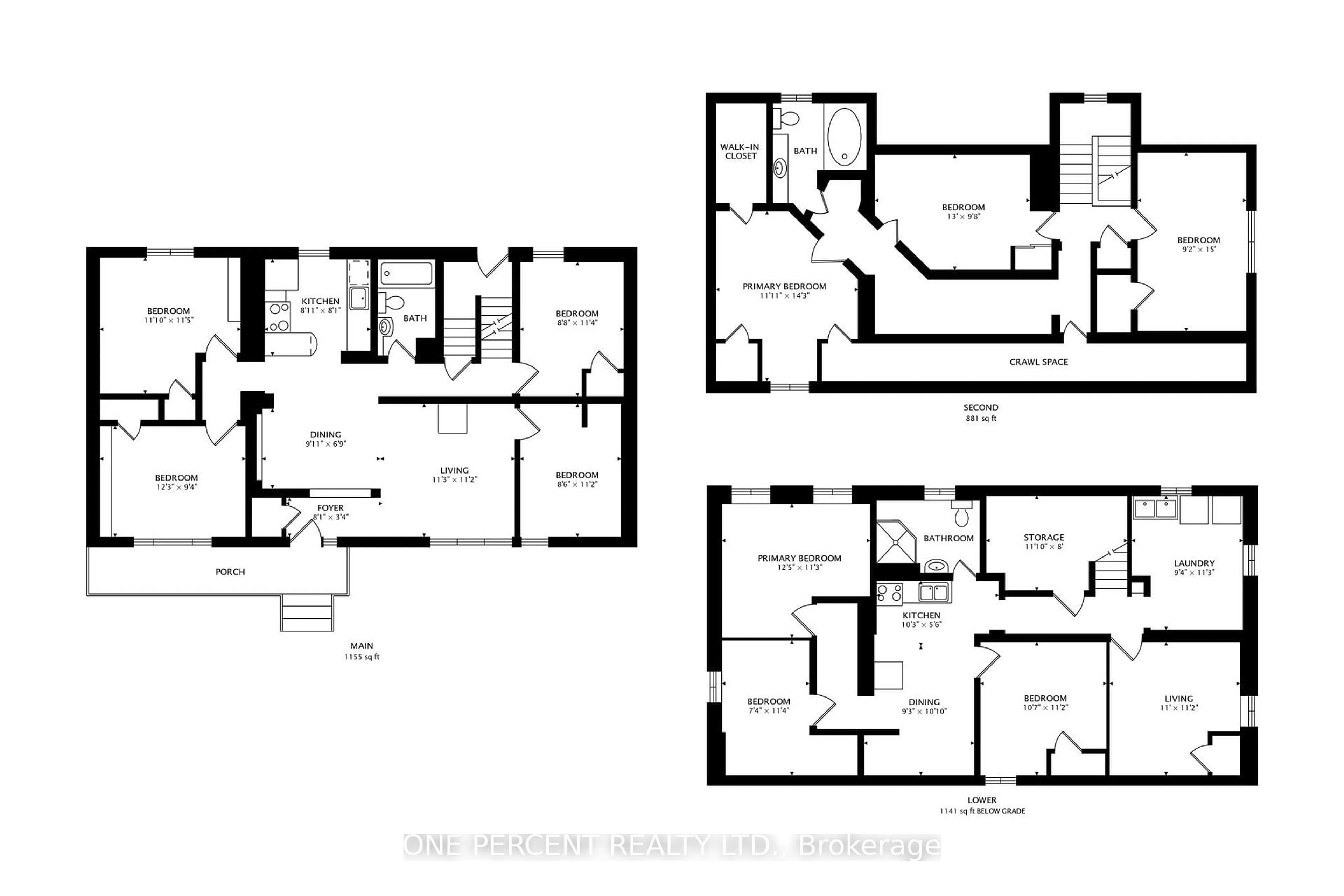 Floor plan for 68 Harold Crt, Hamilton Ontario L8S 2R9