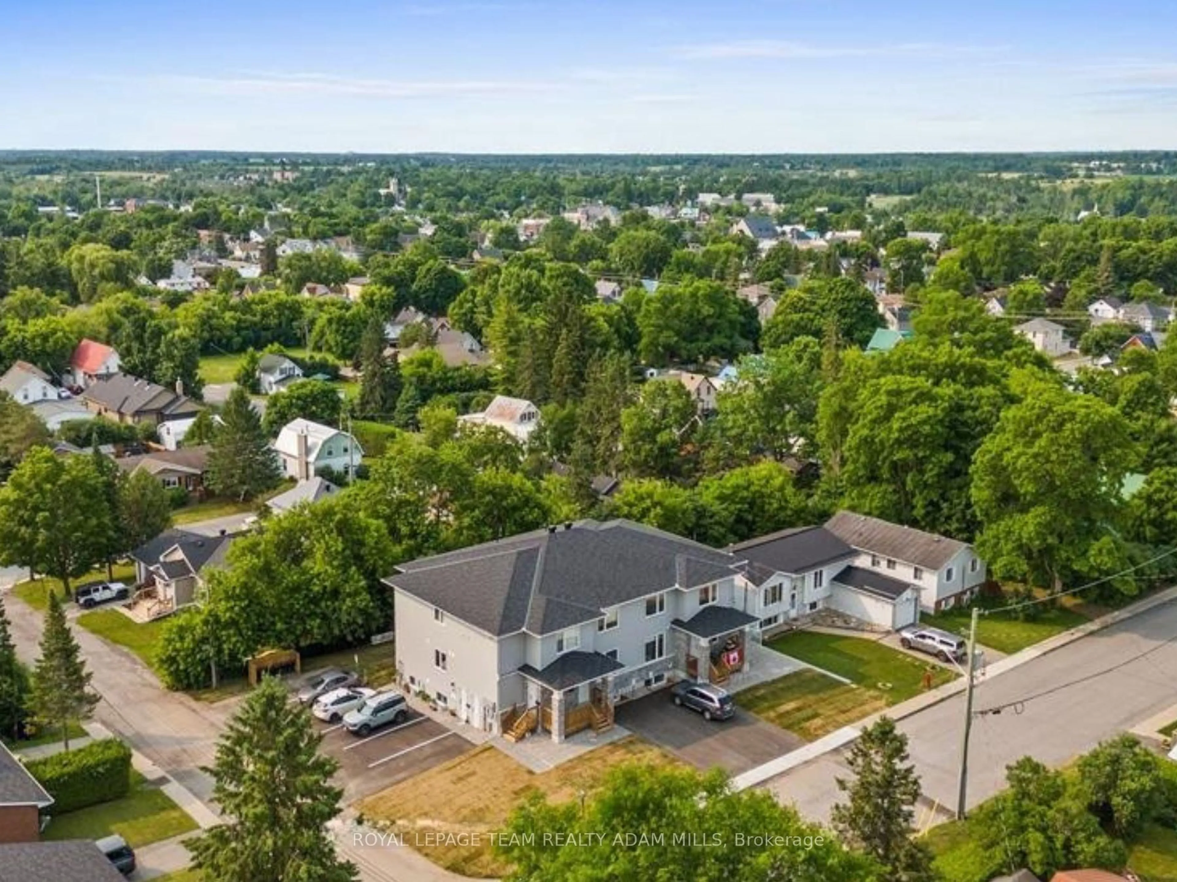 A pic from outside/outdoor area/front of a property/back of a property/a pic from drone, unknown for 201-203 Teskey St, Almonte Ontario K0A 1A0