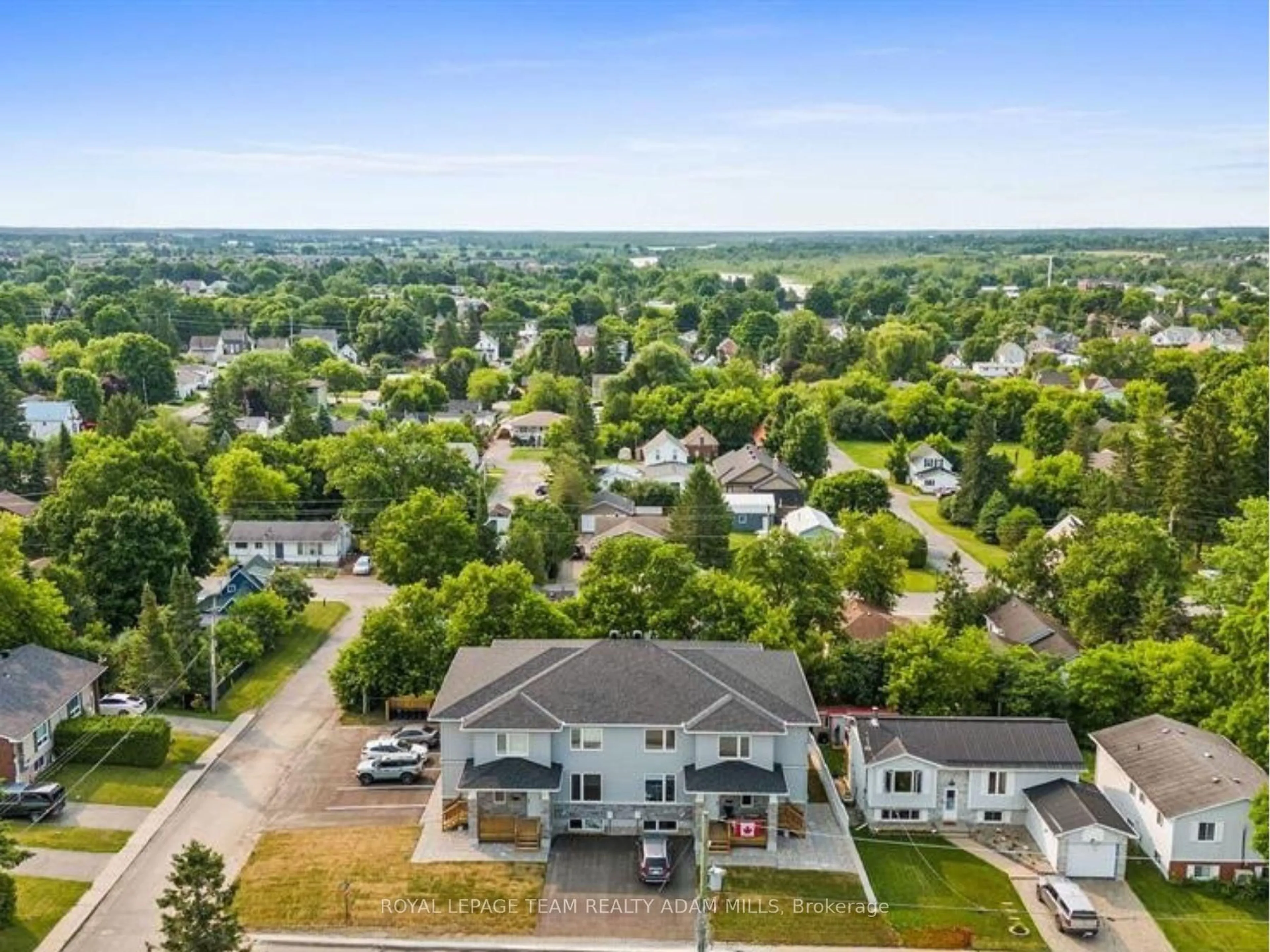 A pic from outside/outdoor area/front of a property/back of a property/a pic from drone, unknown for 201-203 Teskey St, Almonte Ontario K0A 1A0