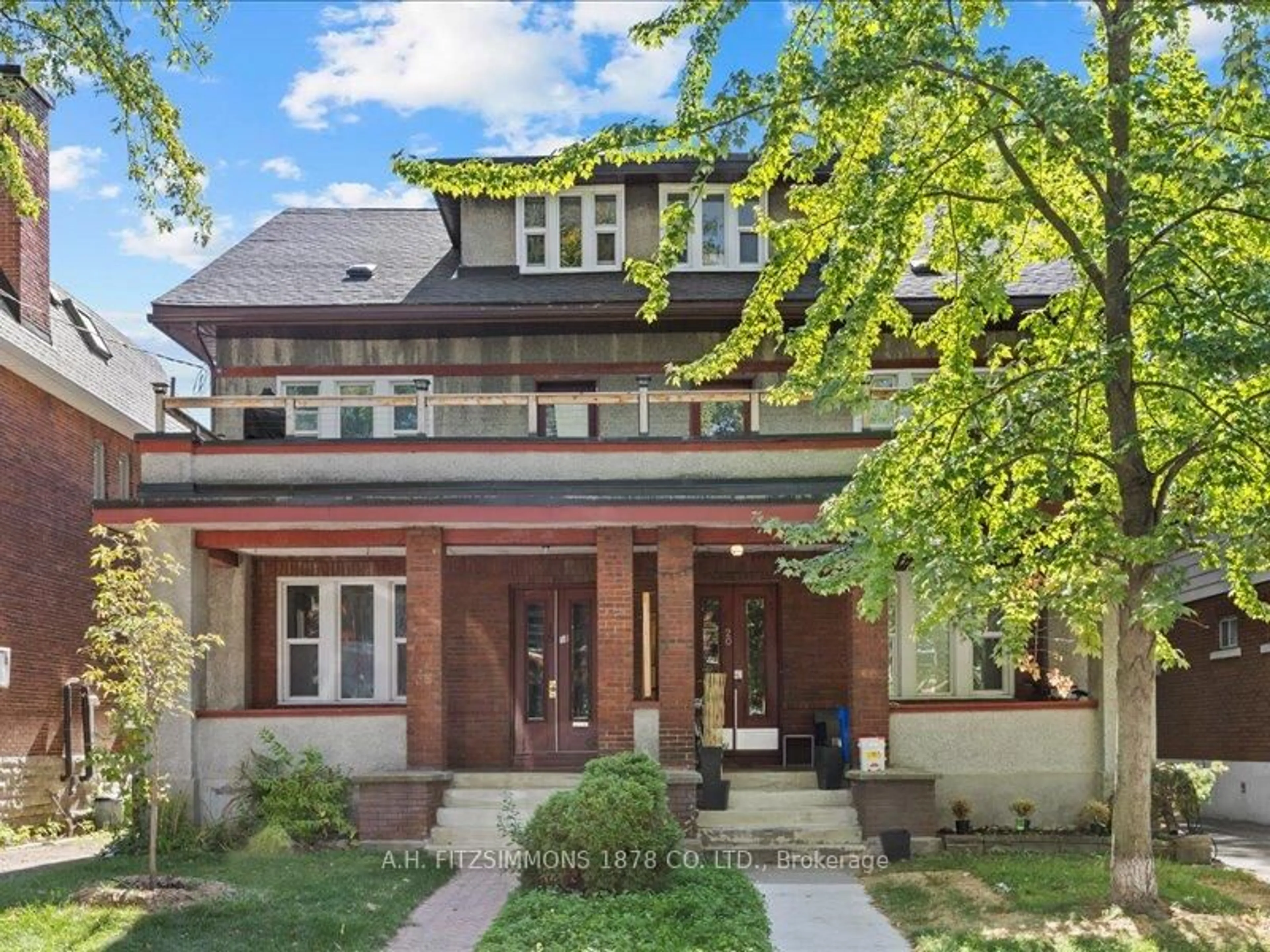 Home with brick exterior material, street for 18-20 Woodlawn Ave, Ottawa Ontario K1S 2S9
