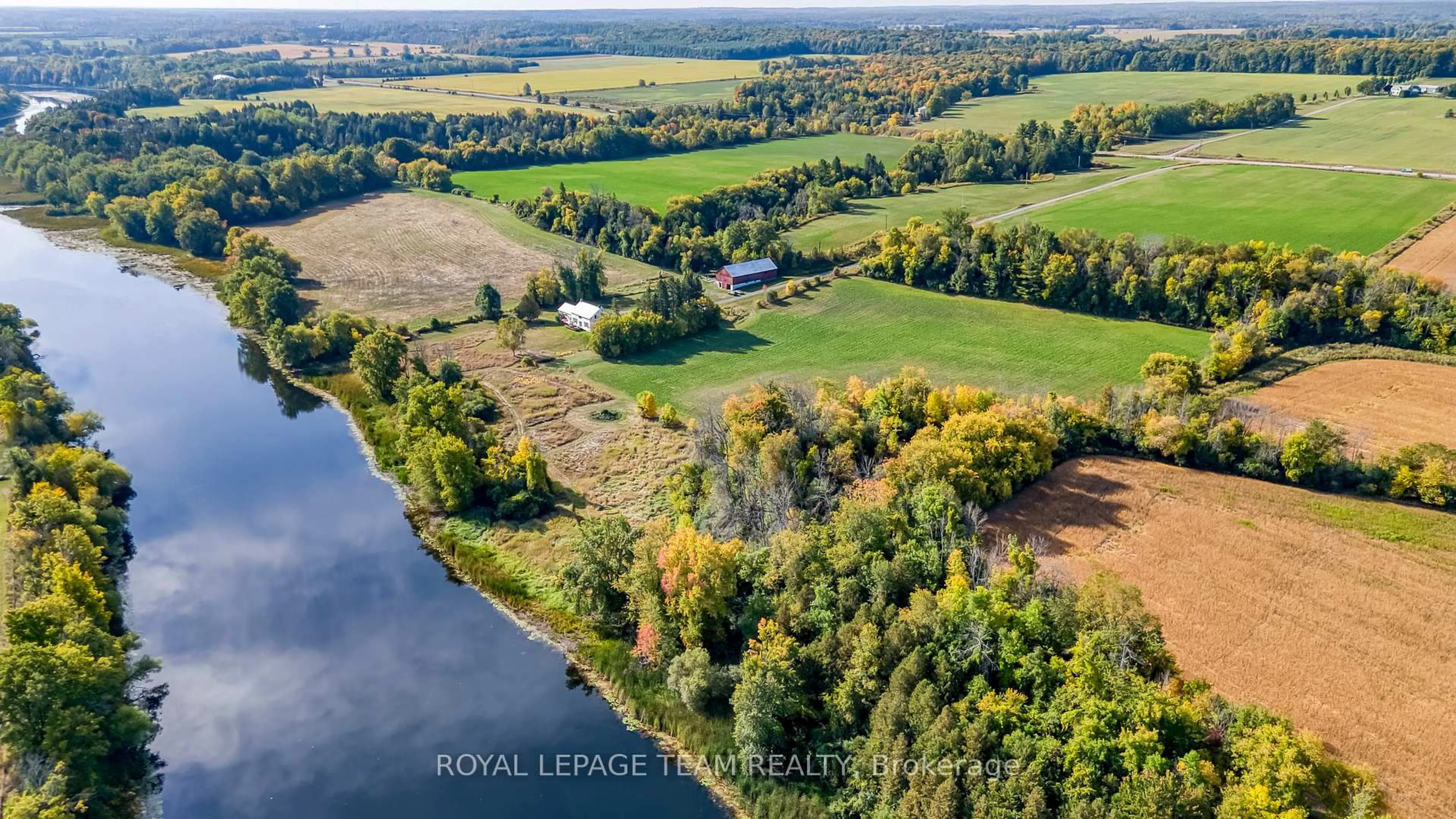 A pic from outside/outdoor area/front of a property/back of a property/a pic from drone, water/lake/river/ocean view for 4528 County Road 29 Rd, Almonte Ontario K0A 1A0
