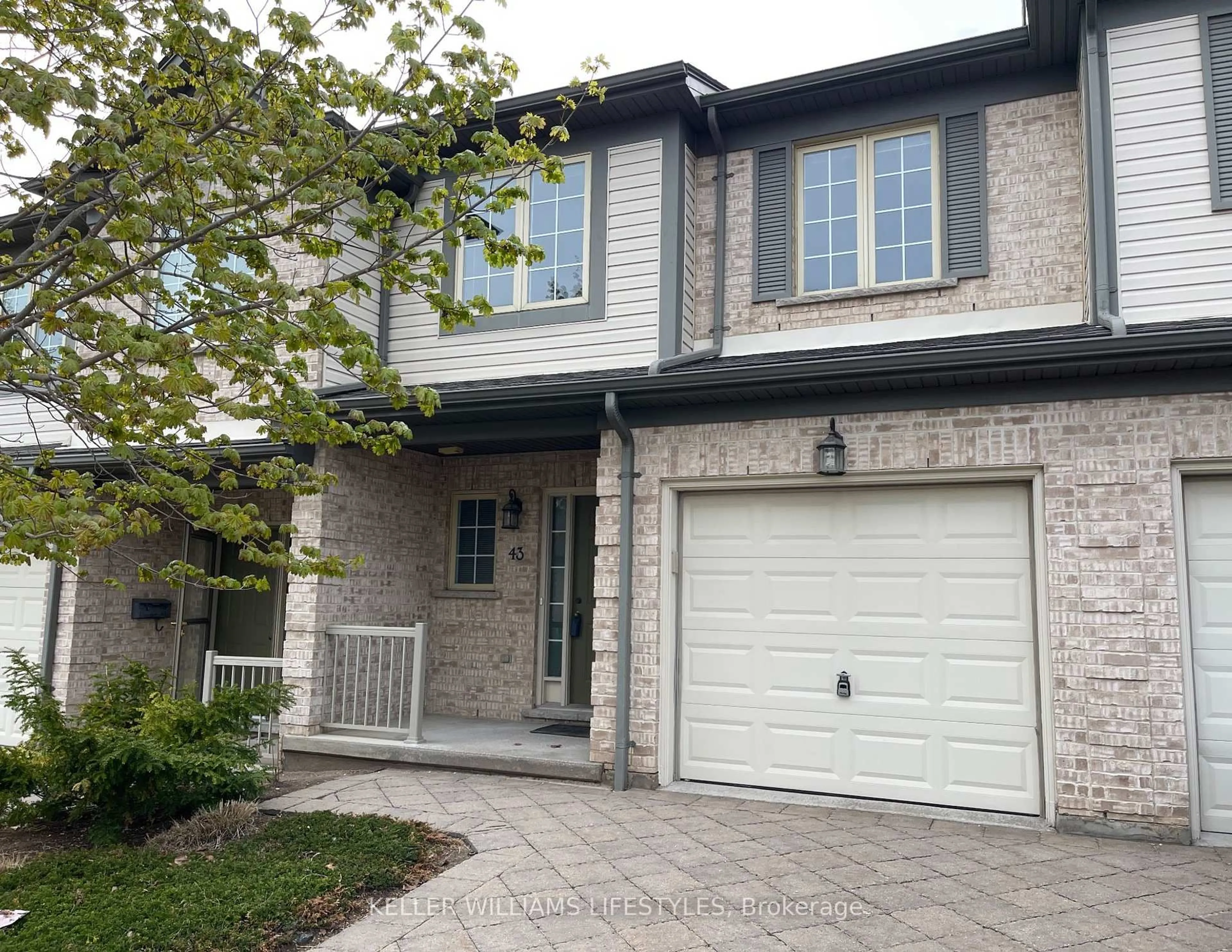 Home with brick exterior material, street for 505 Blue Jay Dr #43, London North Ontario N5X 4K7