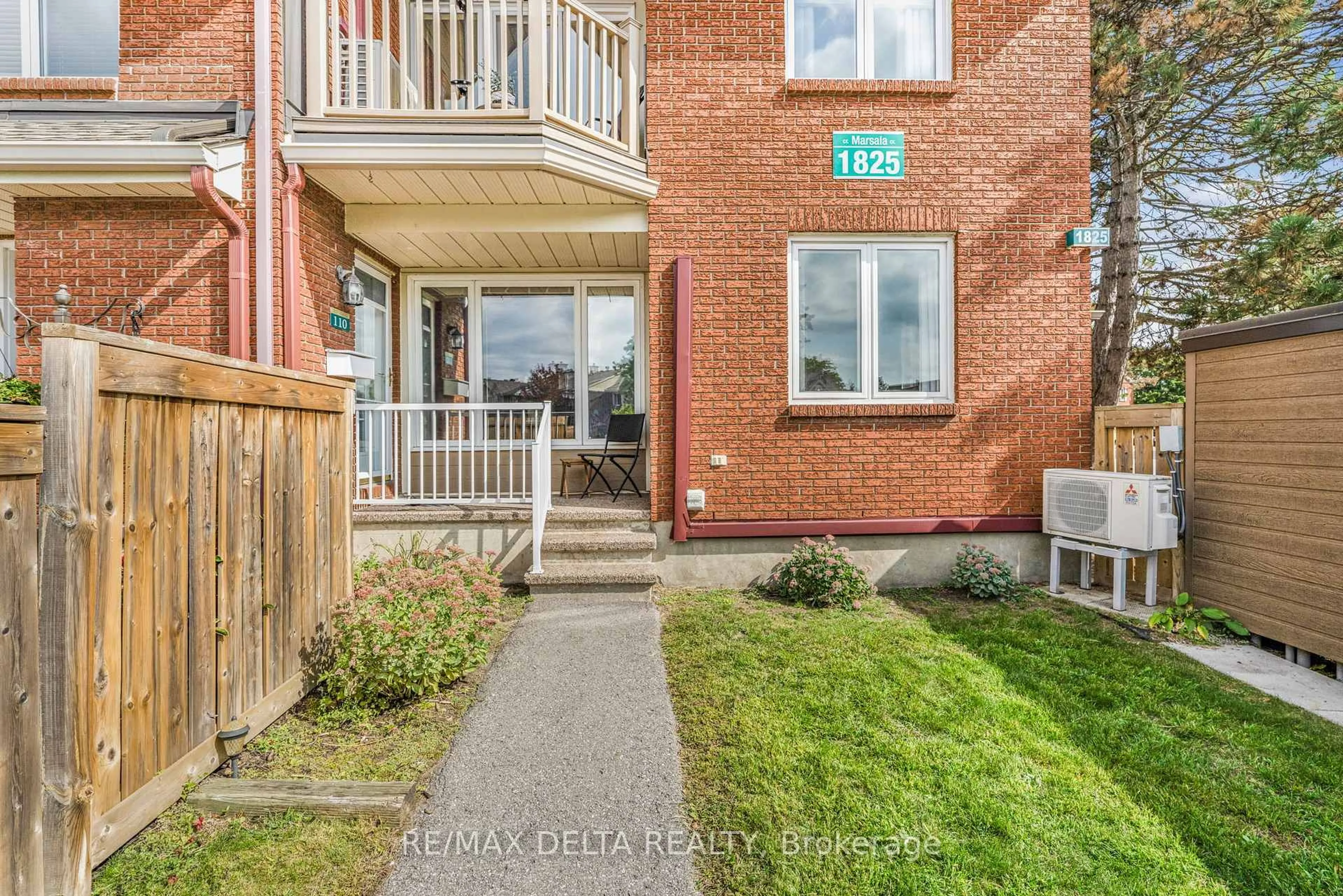 Patio, street for 1825 Marsala Cres #110, Orleans Ontario K4A 2E7