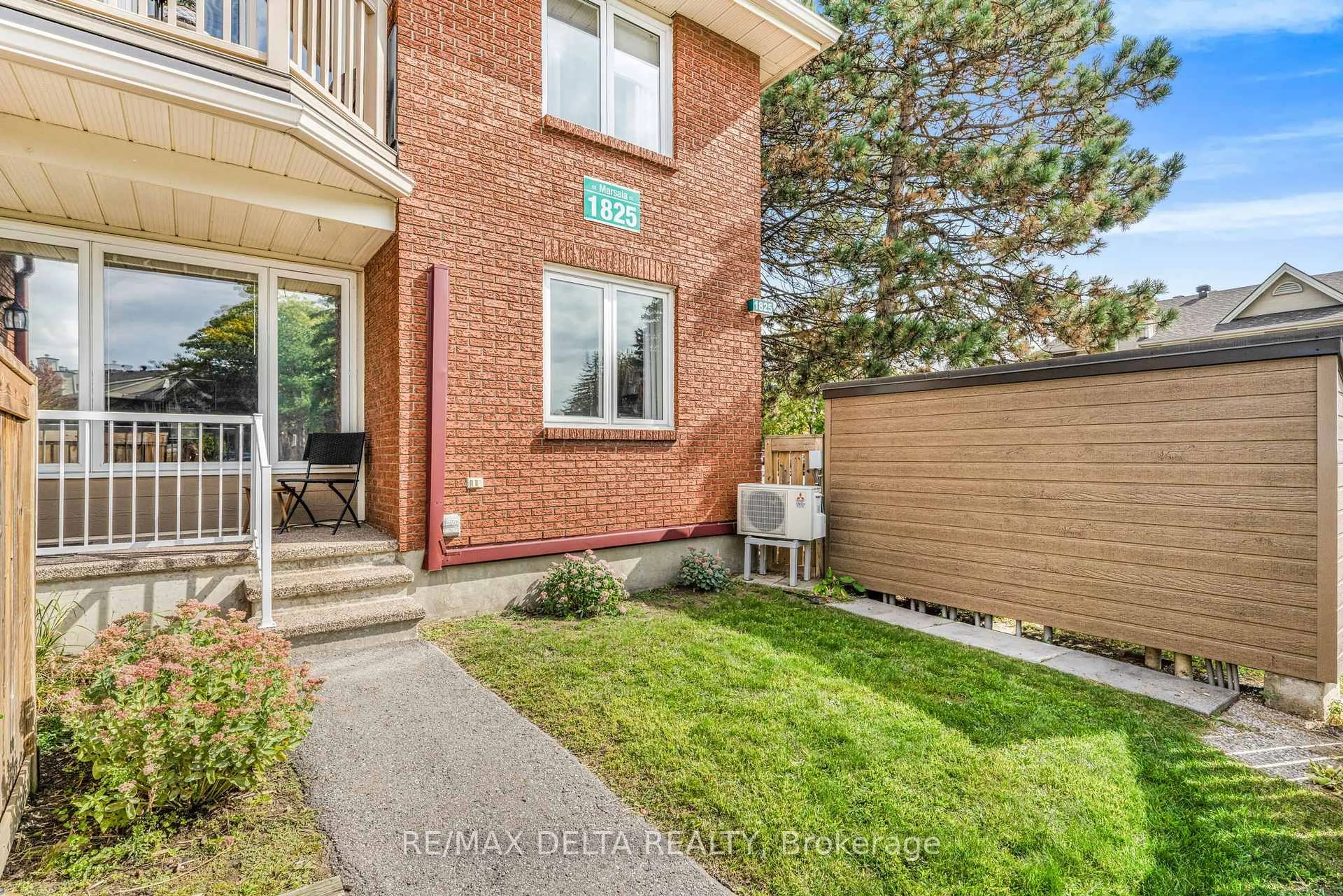 Patio, street for 1825 Marsala Cres #110, Orleans Ontario K4A 2E7
